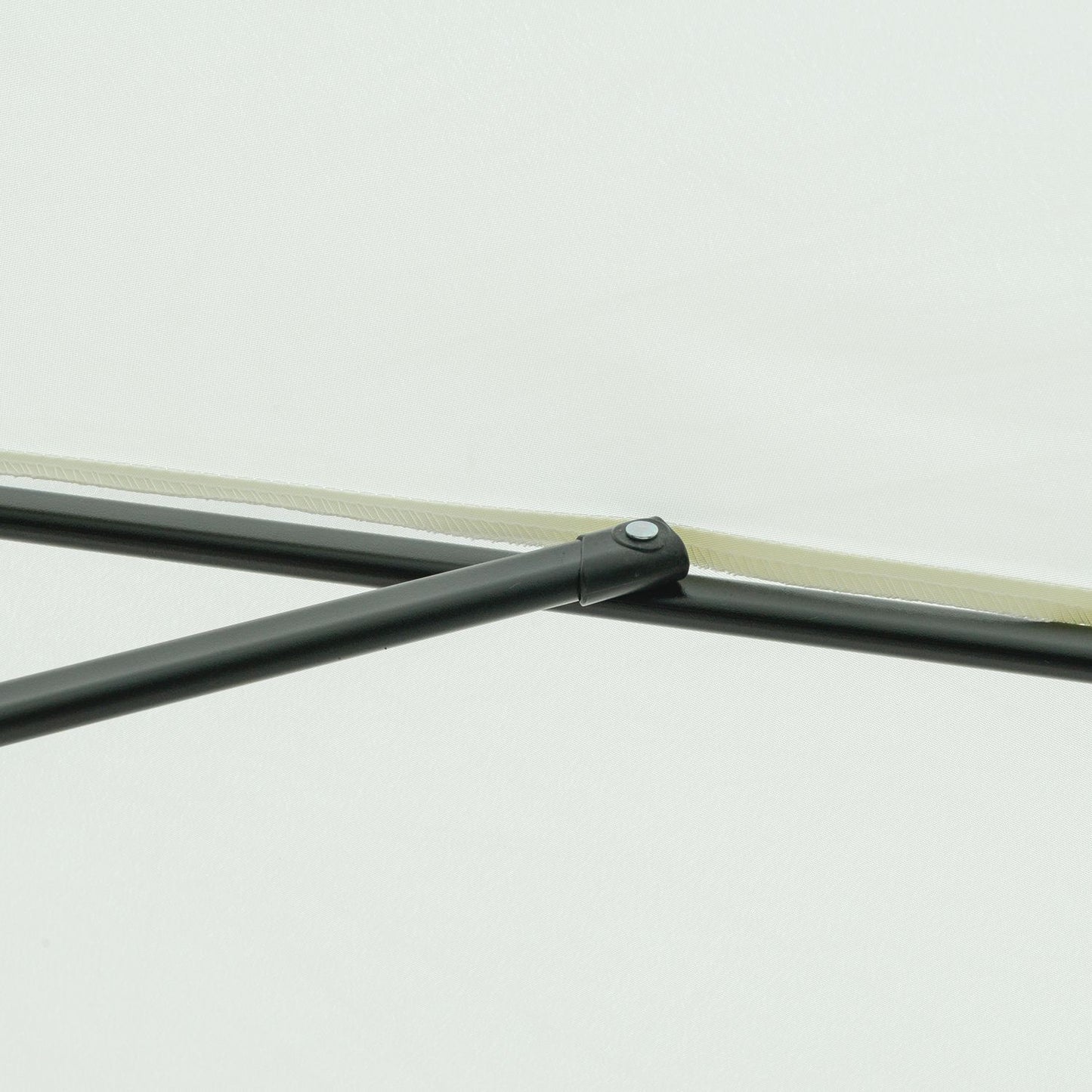 Patio umbrella, 2.66M, UV 50+ protection, 8 ribs, beige