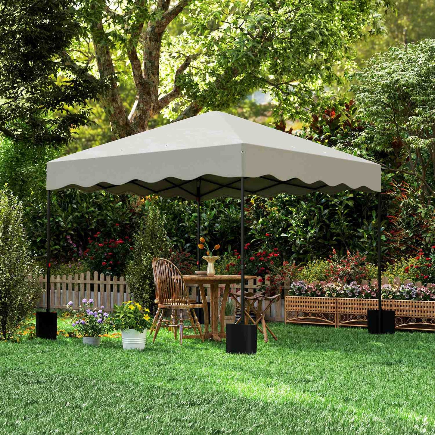 3x3m pop-up pavilion, water-repellent, UV 50+ protection
