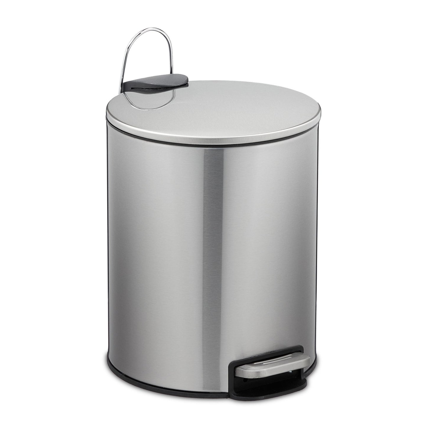 Pedal bucket stainless steel 5 liters