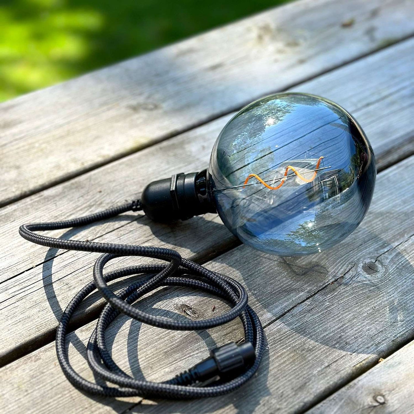 Penny Pendant lamp Gravity + DecoBulb XL Smoke