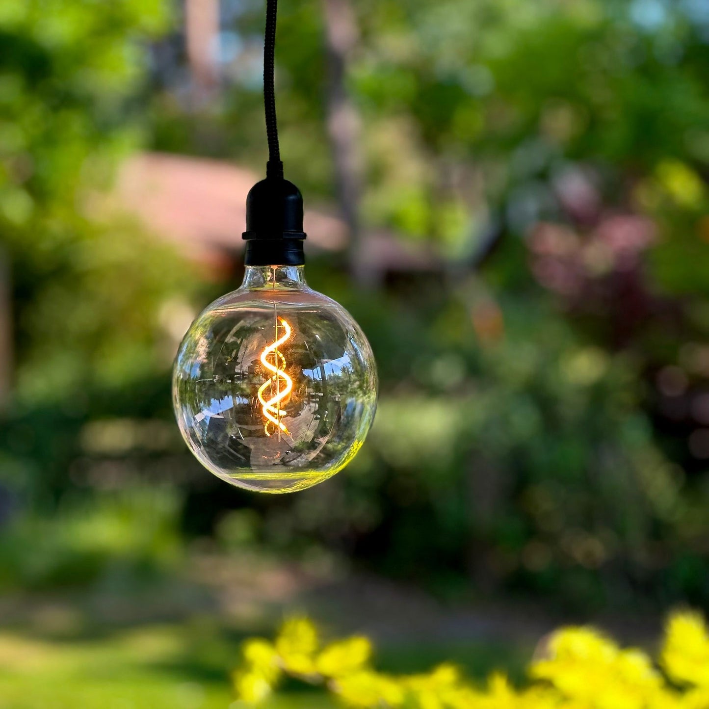 Penny Pendant lamp Gravity + DecoBulb XL Warm white
