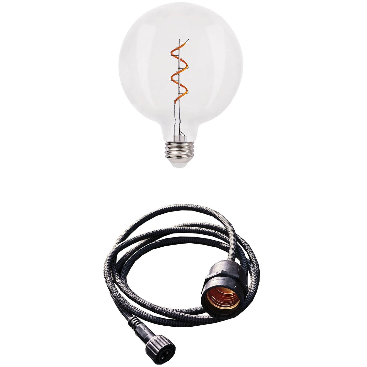 Penny Pendant lamp Gravity + DecoBulb XL Warm white
