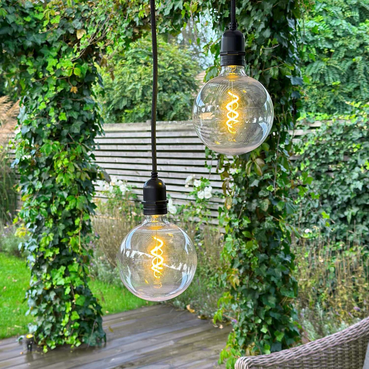 Penny Pendant lamp Gravity + DecoBulb XL Warm white
