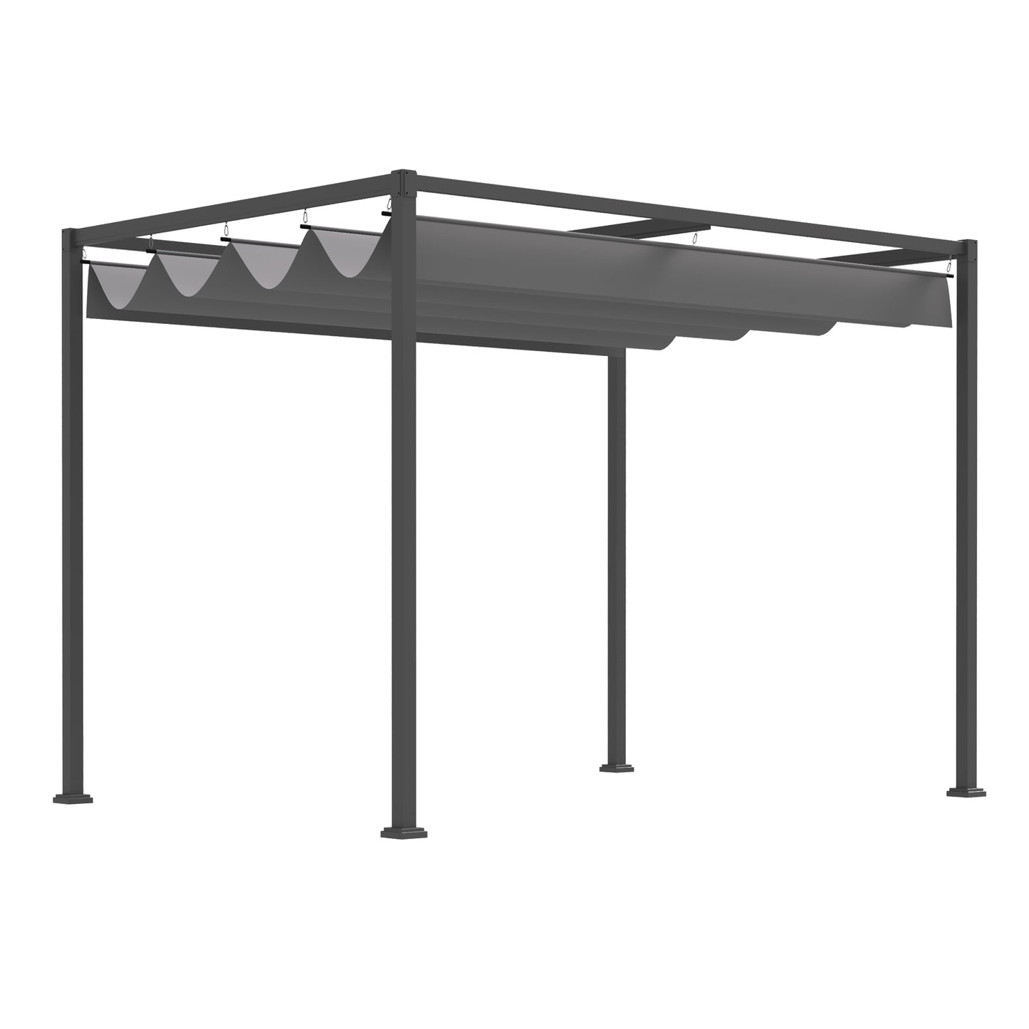 Sliding roof Pergola Gazebo - Weatherproof patio roof