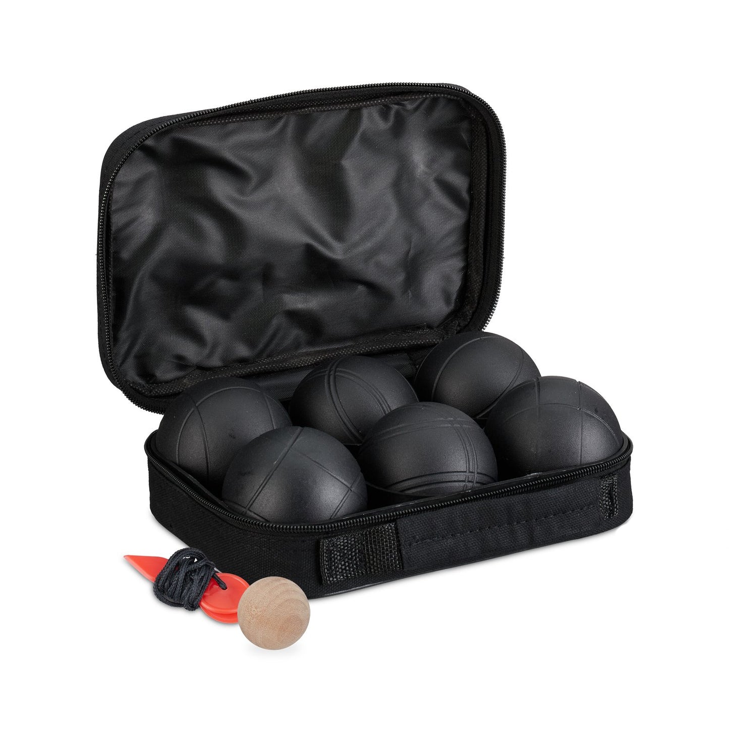 Petanque Boules Set, 6 Balls with Carrying Bag