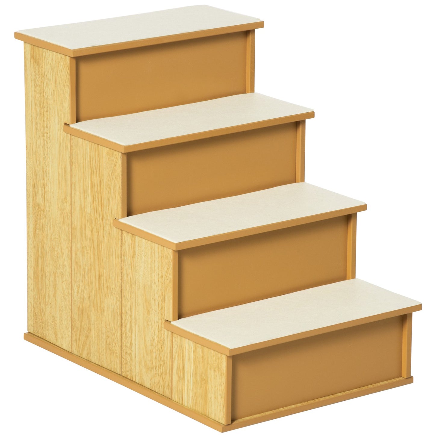 Pet Stairs for Dogs/Cats, 4 Steps, MDF, Up to 30 kg