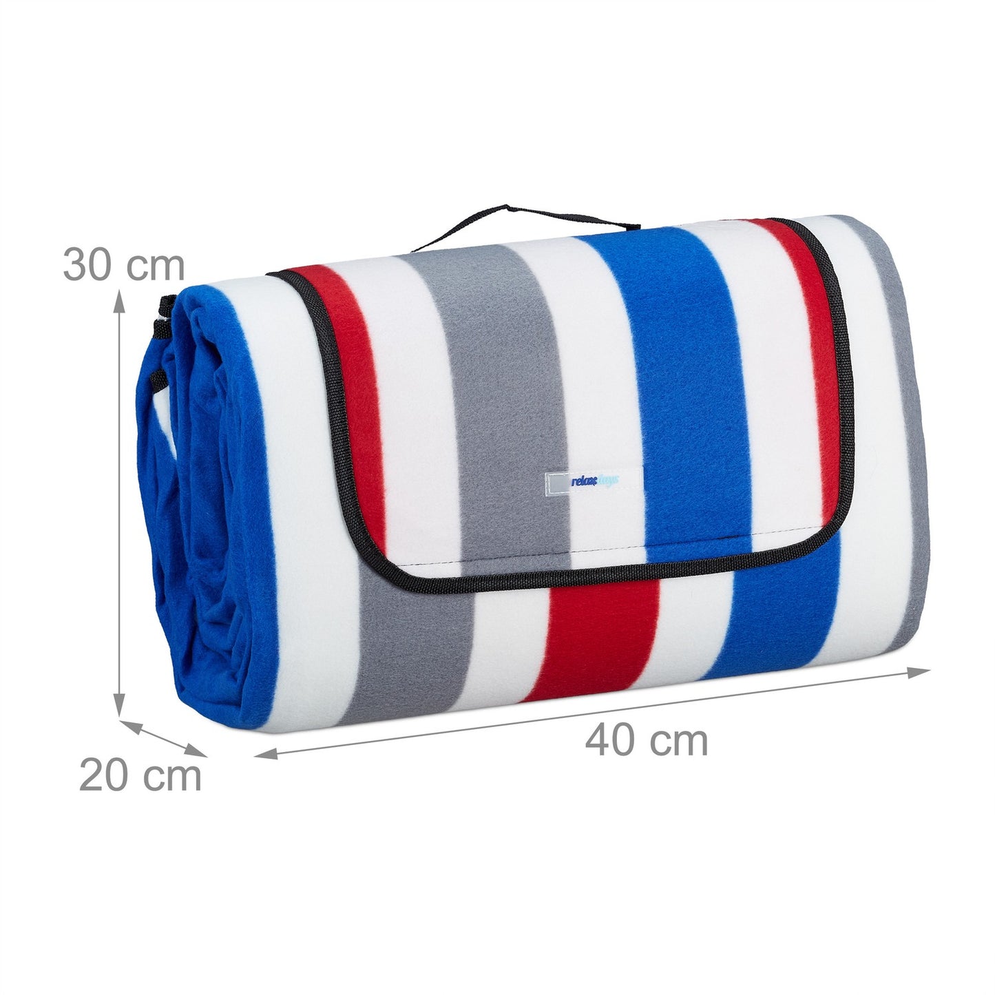 Picnic blanket 300 x 200 cm striped