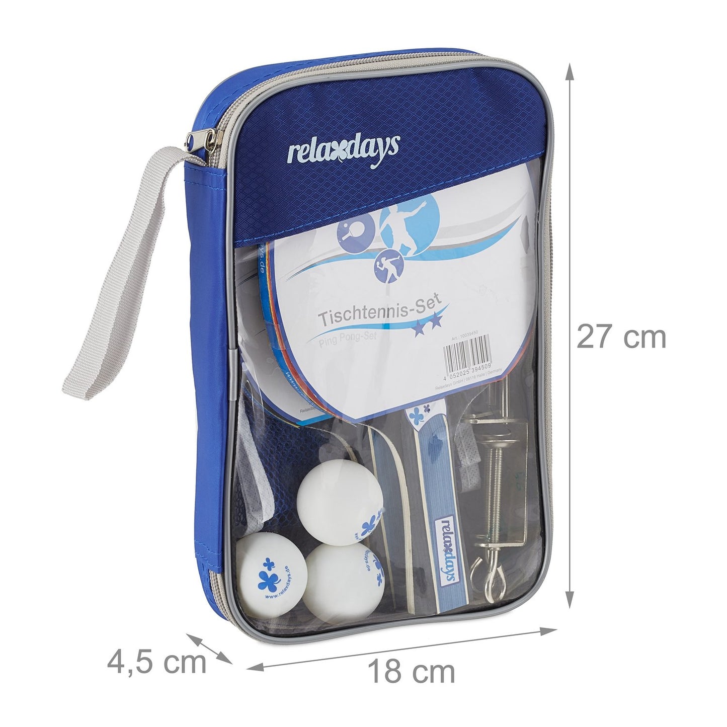 Ping pong racket set with net