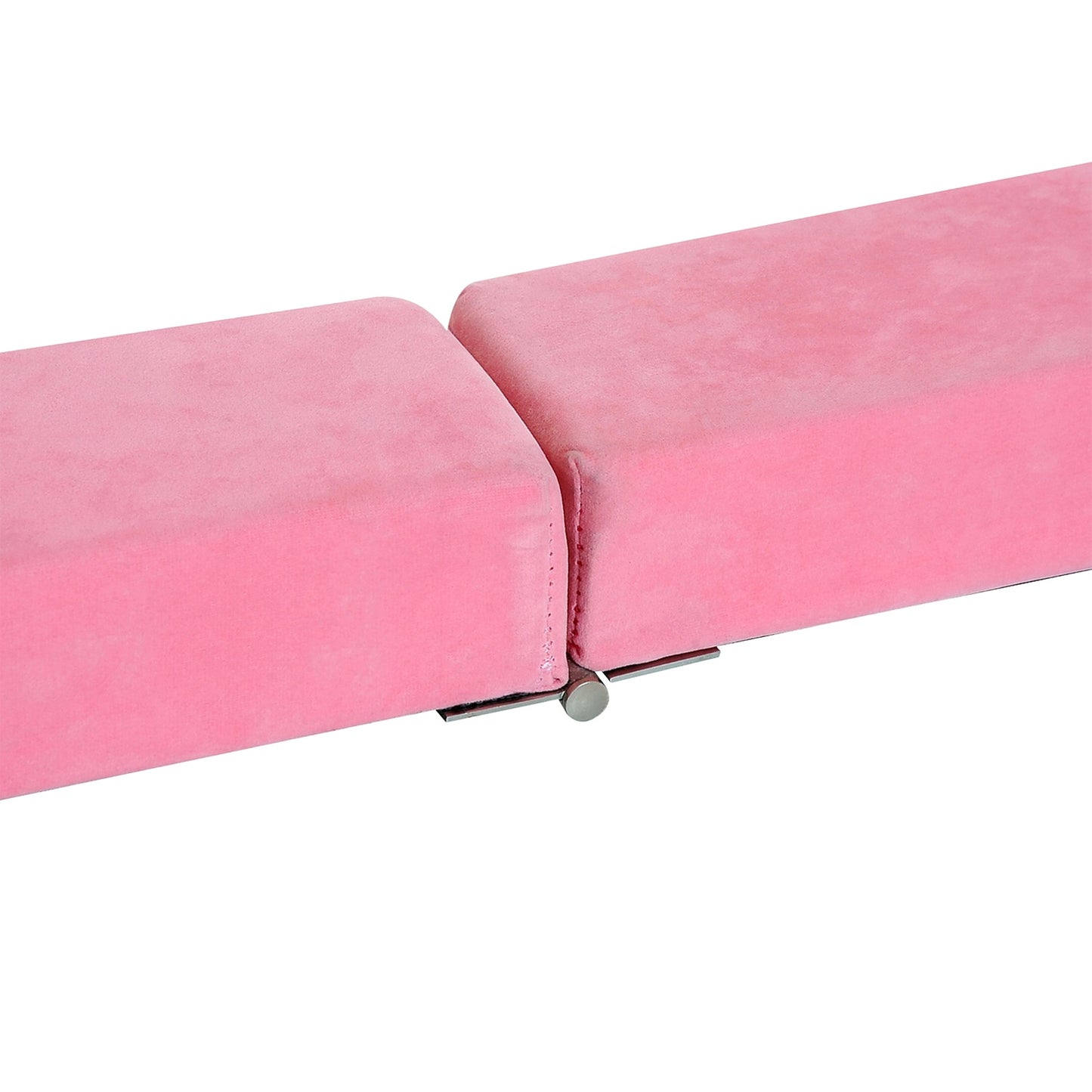 Pink 210 cm Foldable gymnastics Balance beam, indoor/outdoor use