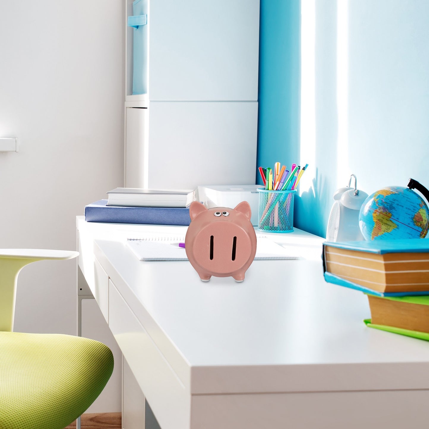 Pink piggy bank