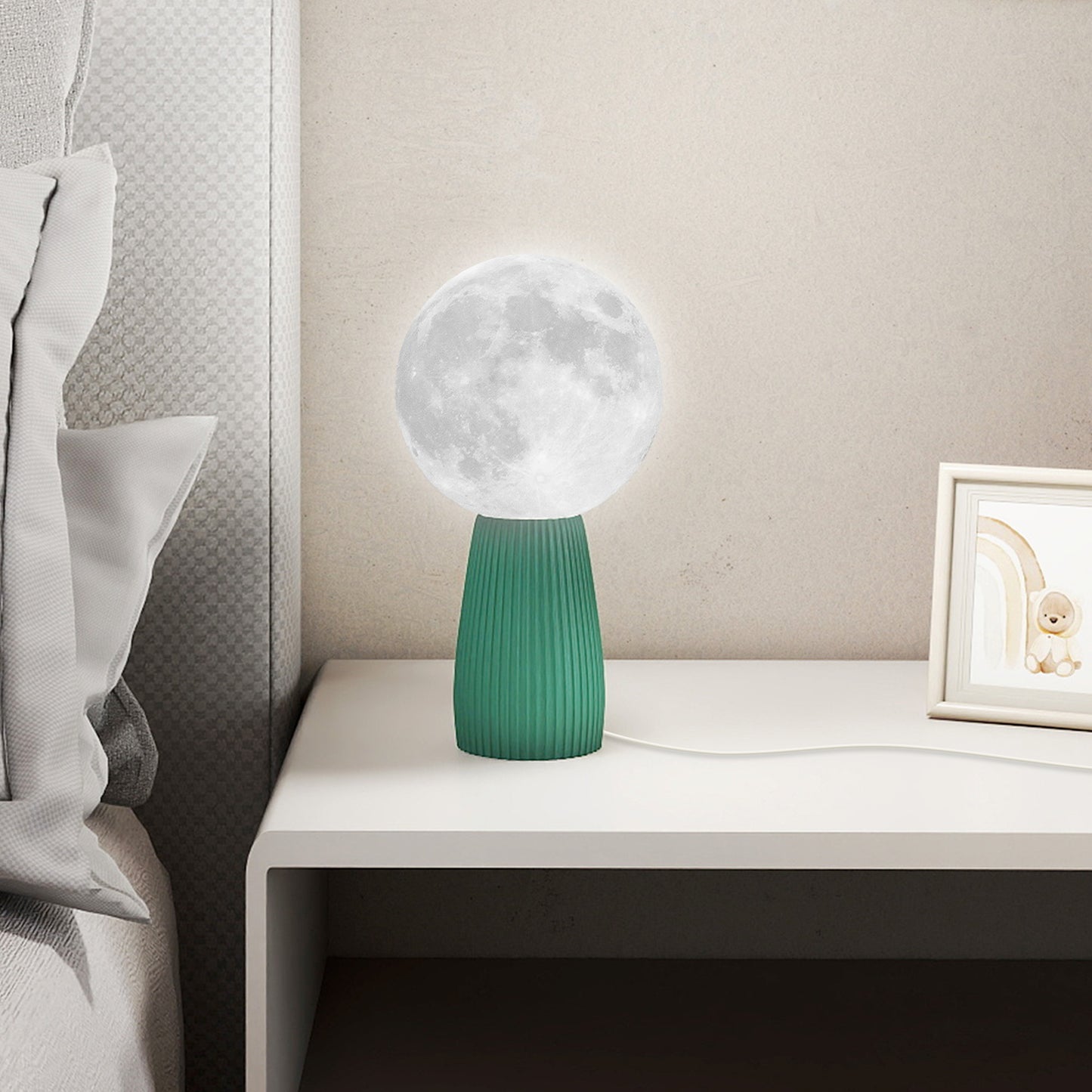 Planet-Themed Table Lamp Set, 3 Colors, USB-Powered