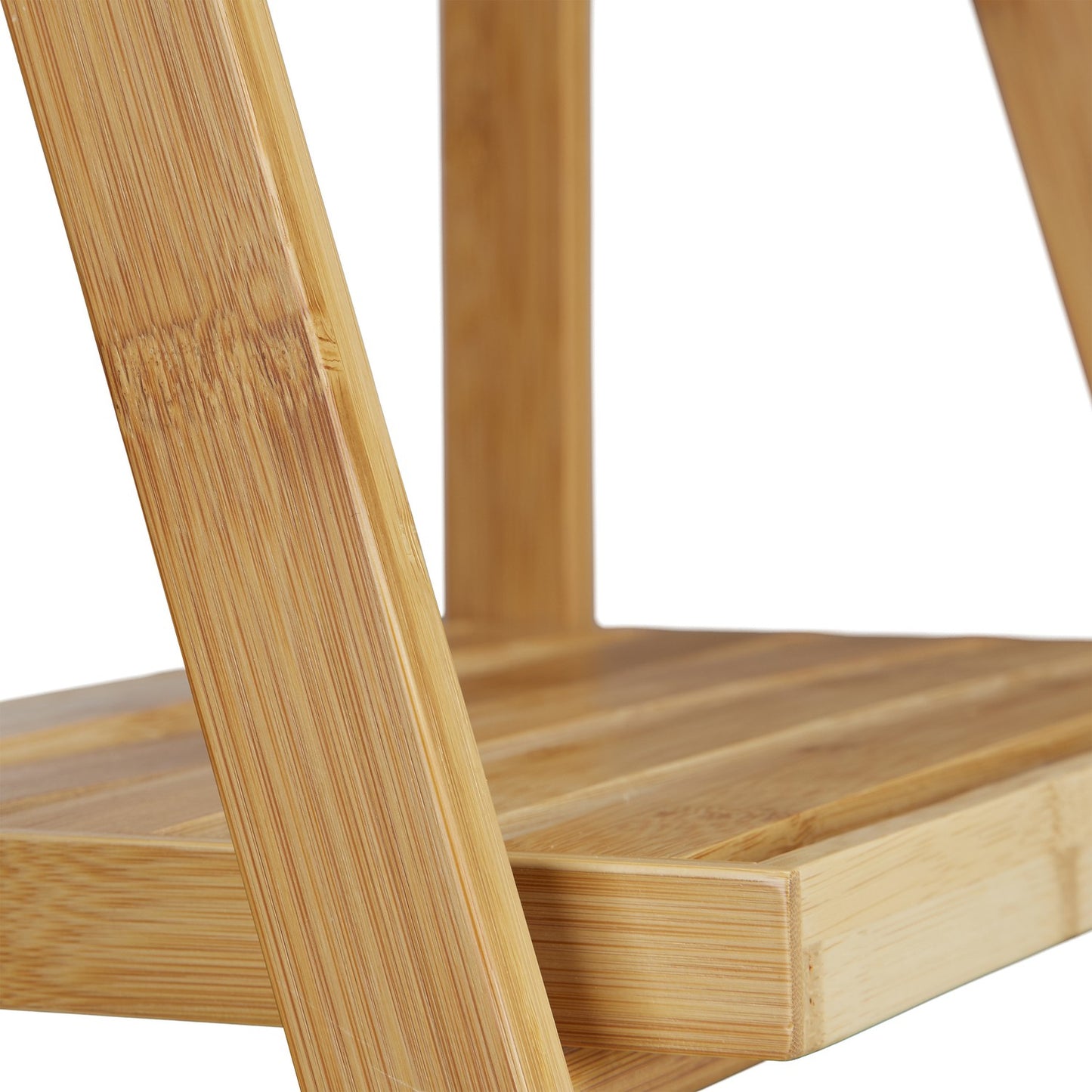 Plant shelf bamboo indoors