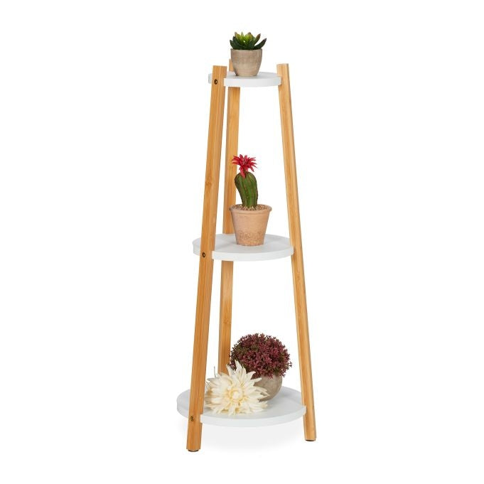 Plant stand with 3 shelves