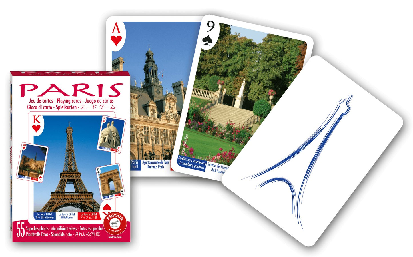 Playing Cards, Paris Design, Durable Material