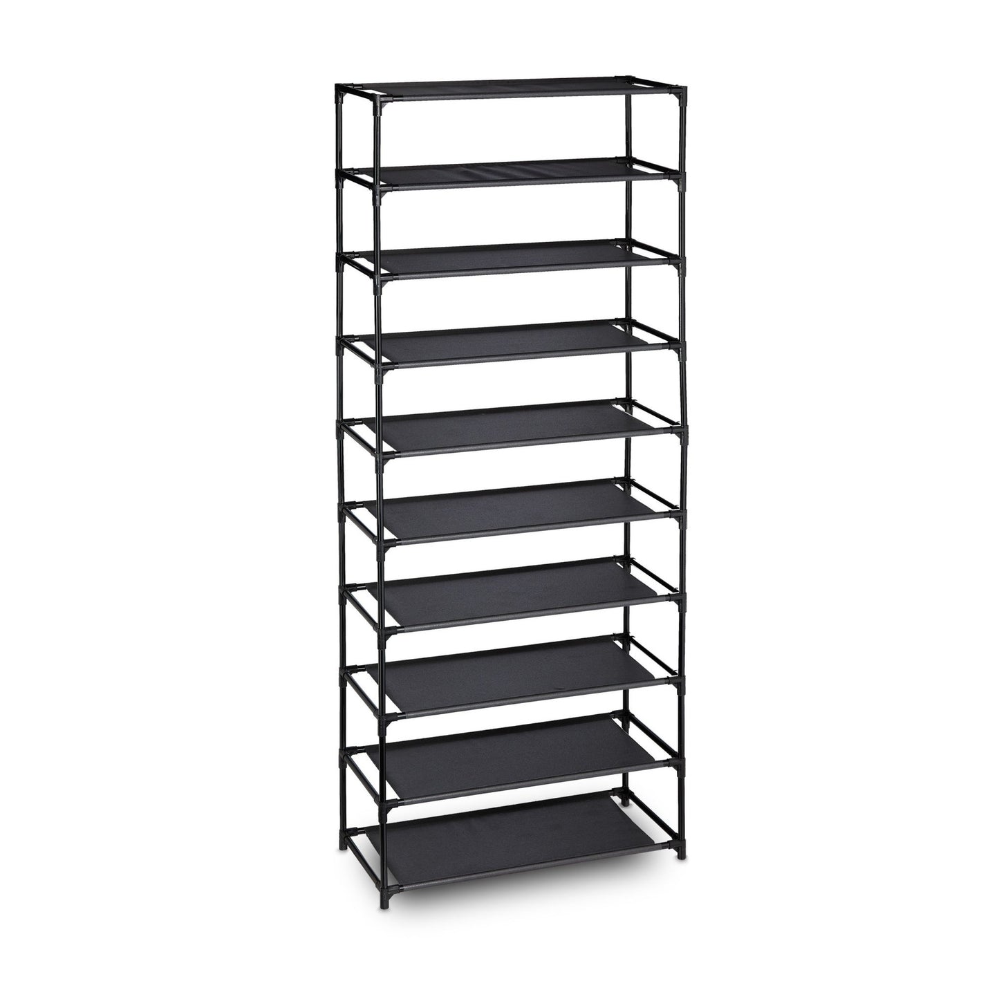 Plug-in system for shoe racks 10 levels