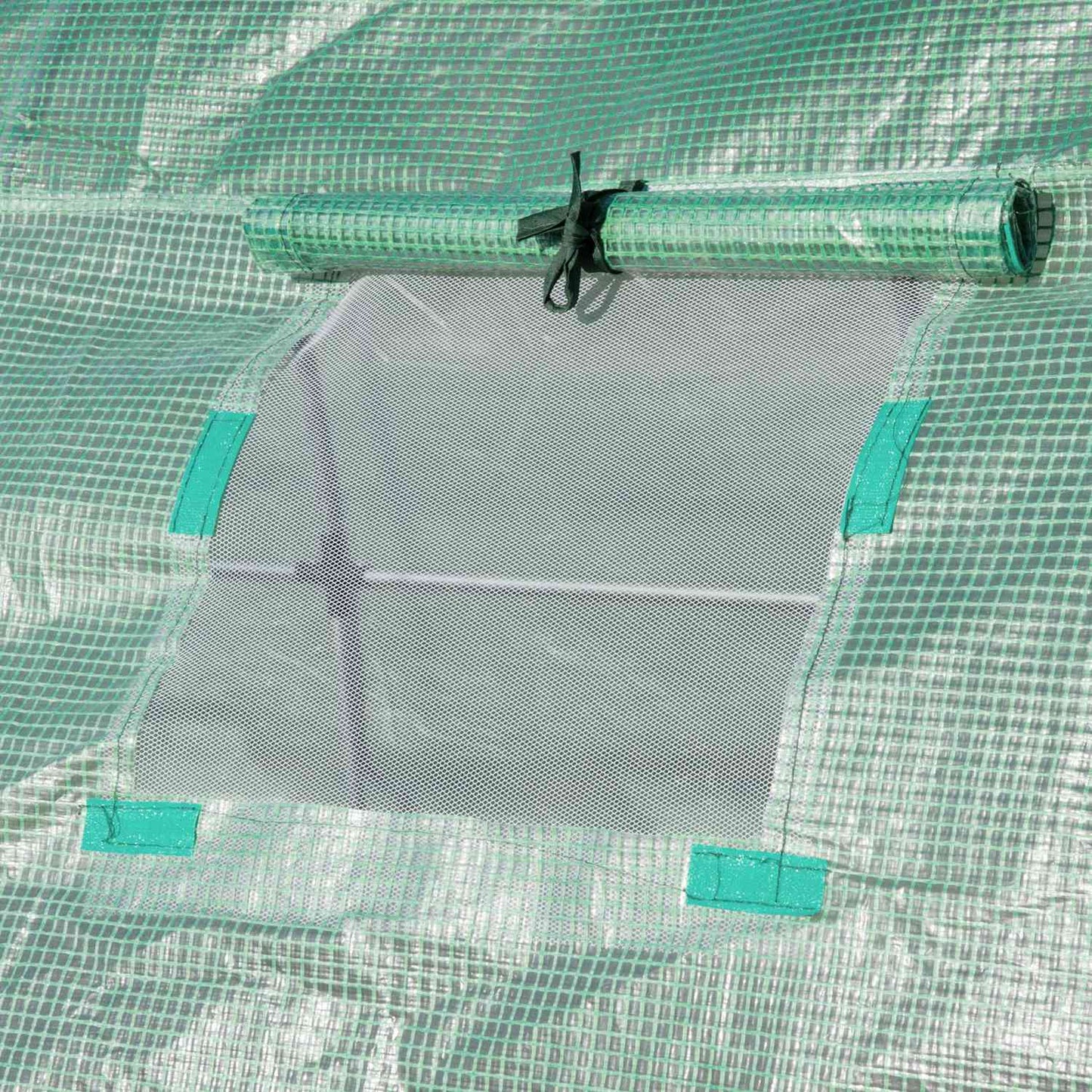 Garden film made of polyethylene 6x3x2m with 12 windows