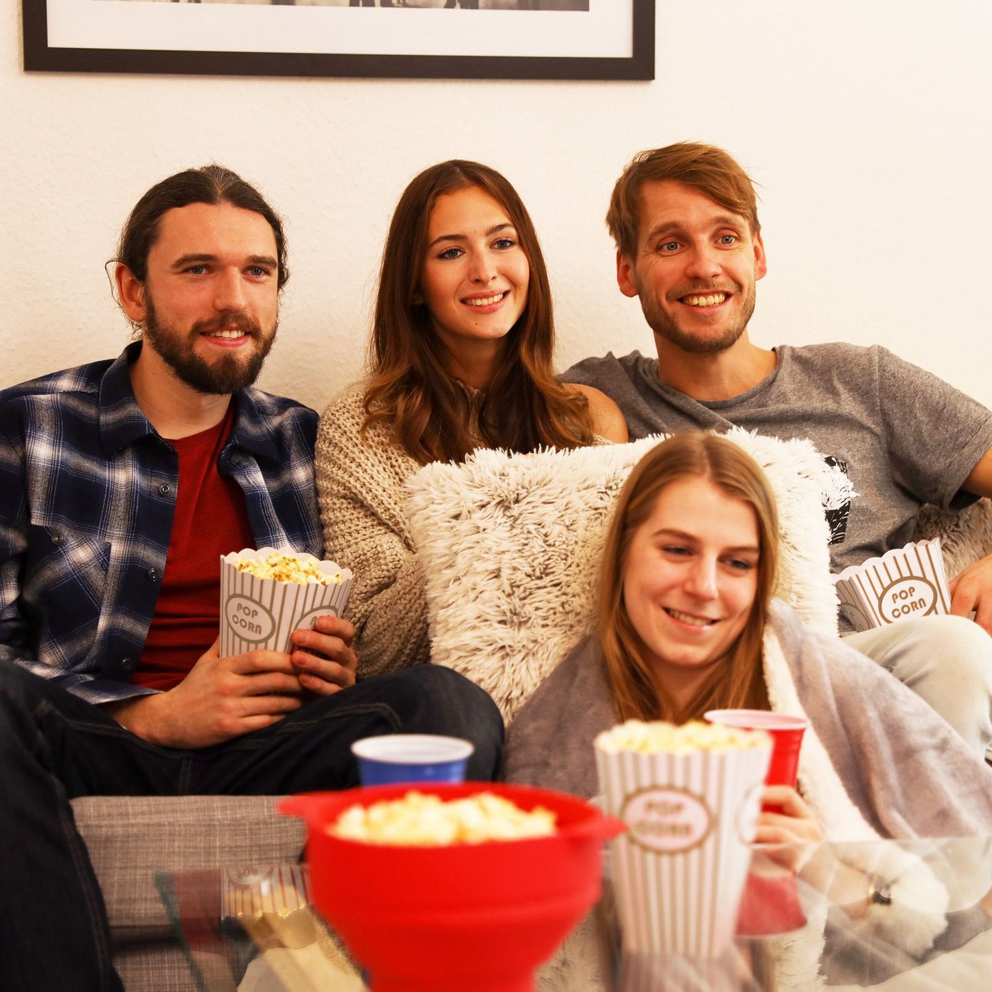 Popcorn bags, 48 pcs