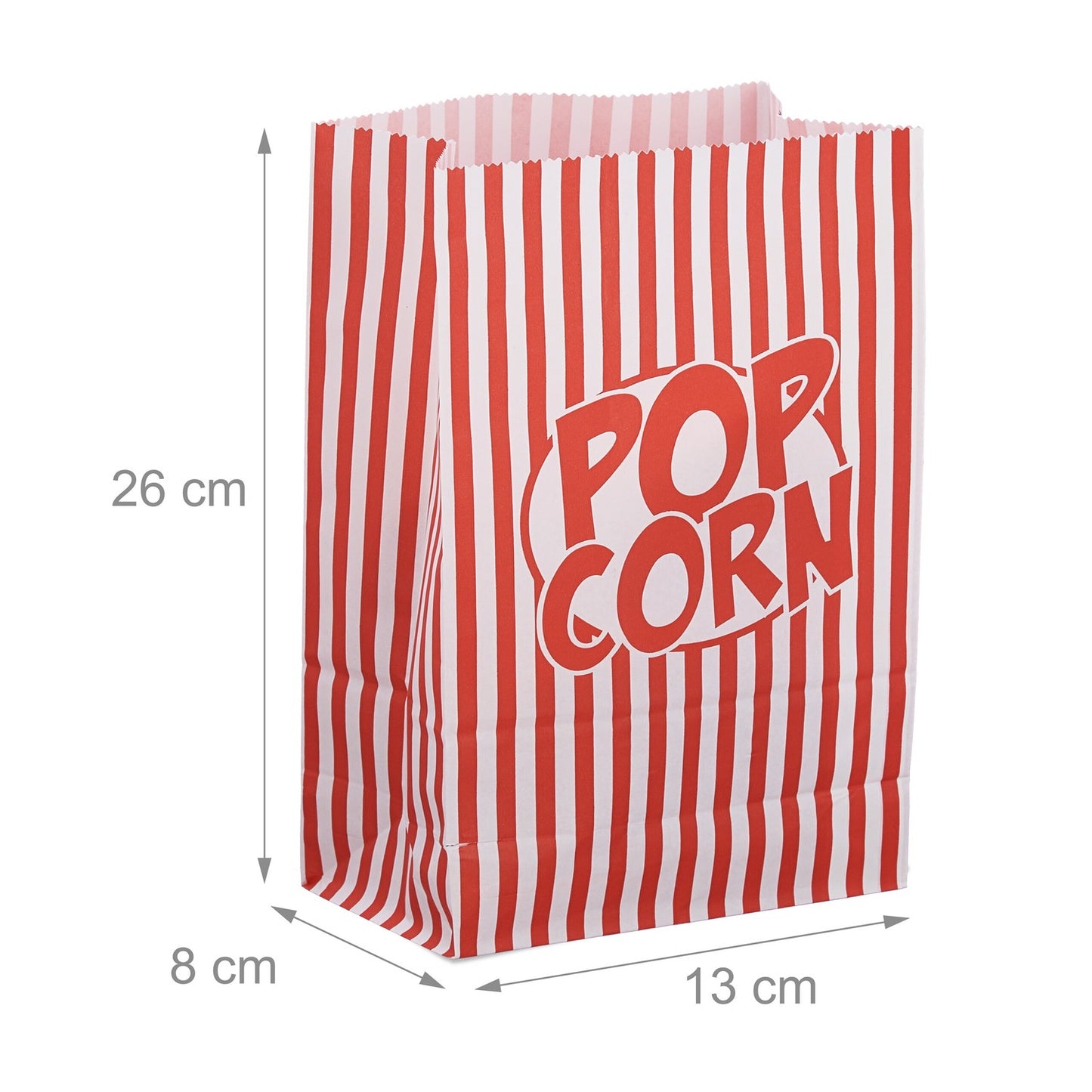 Popcorn bags with retro motifs - 48 pcs