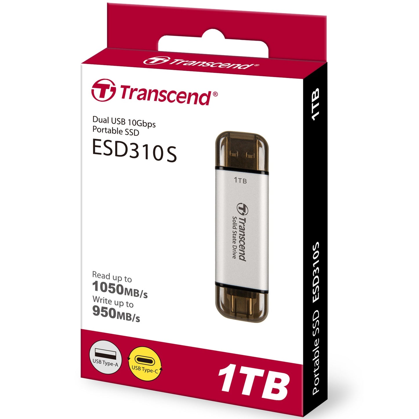 Portable SSD ESD310S USB-C 1TB (R1050/W950) Silver