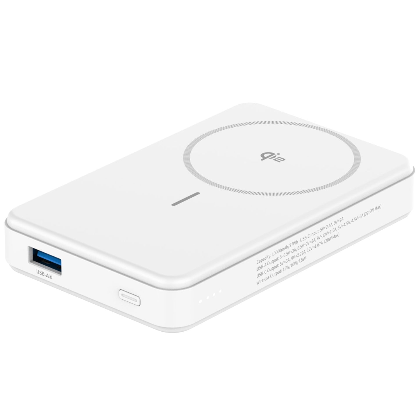 PowerBank 10,000 mAh 15W Qi2 White
