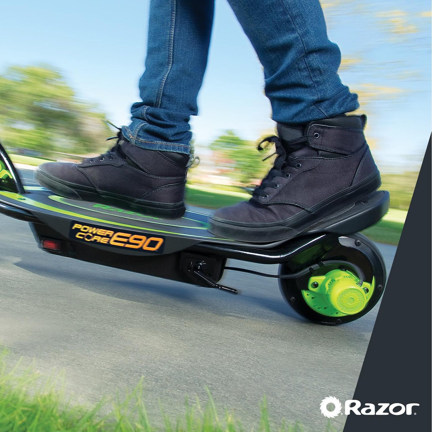 Power Core E90 Electric Scooter - Green