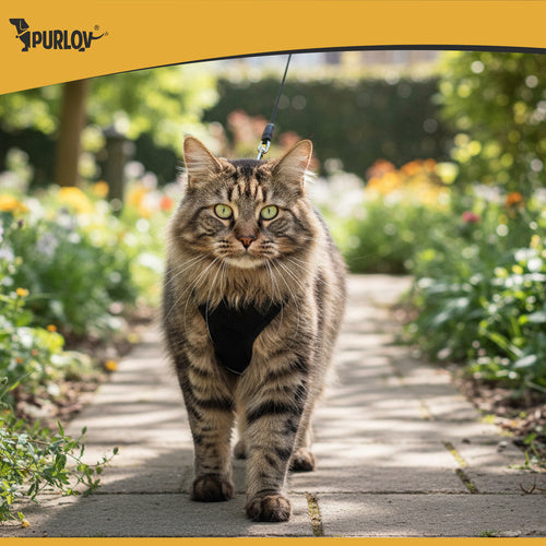 Pressure-Free Dog and Cat Harness, Size M, Adjustable