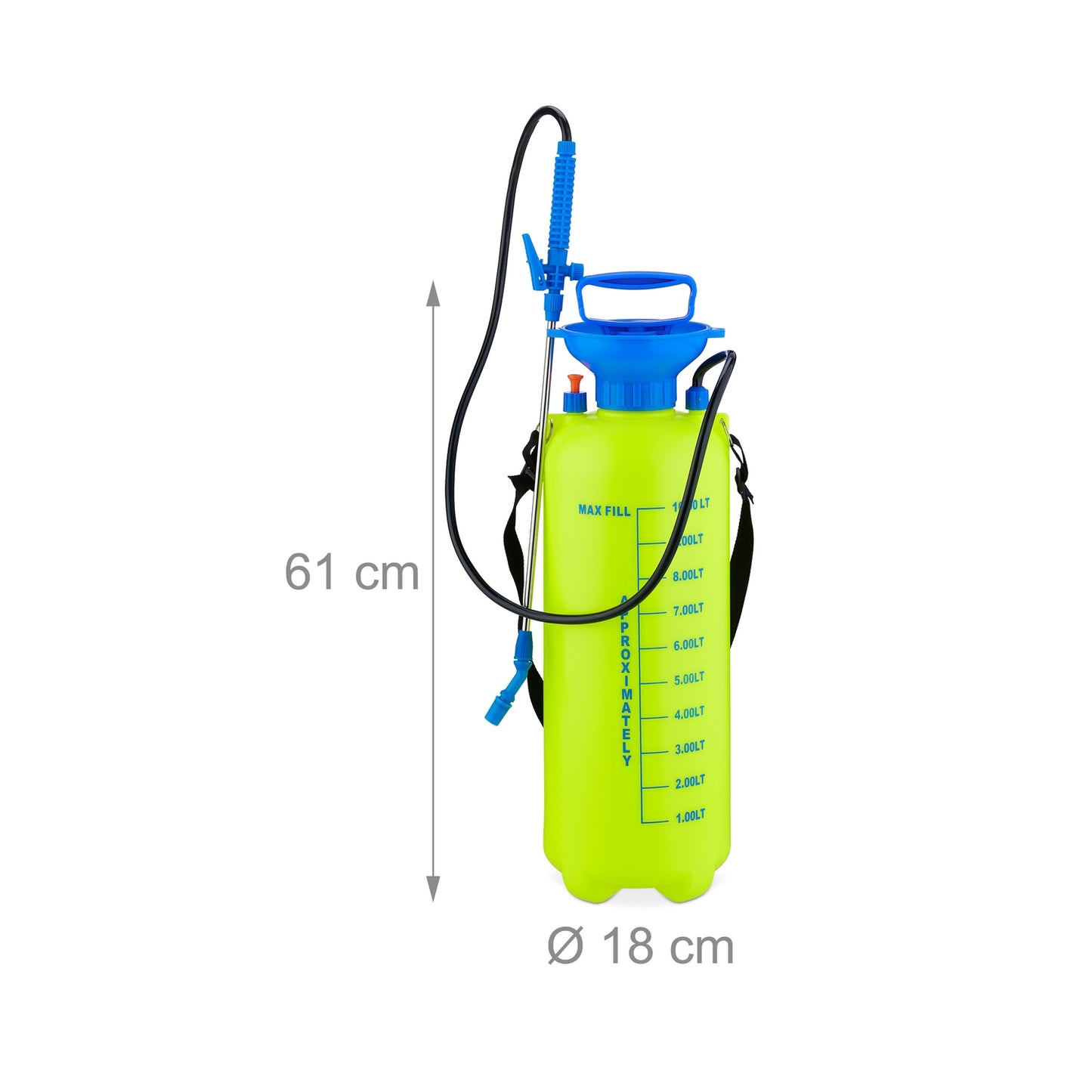 Pressure Spray Bottle 10 L