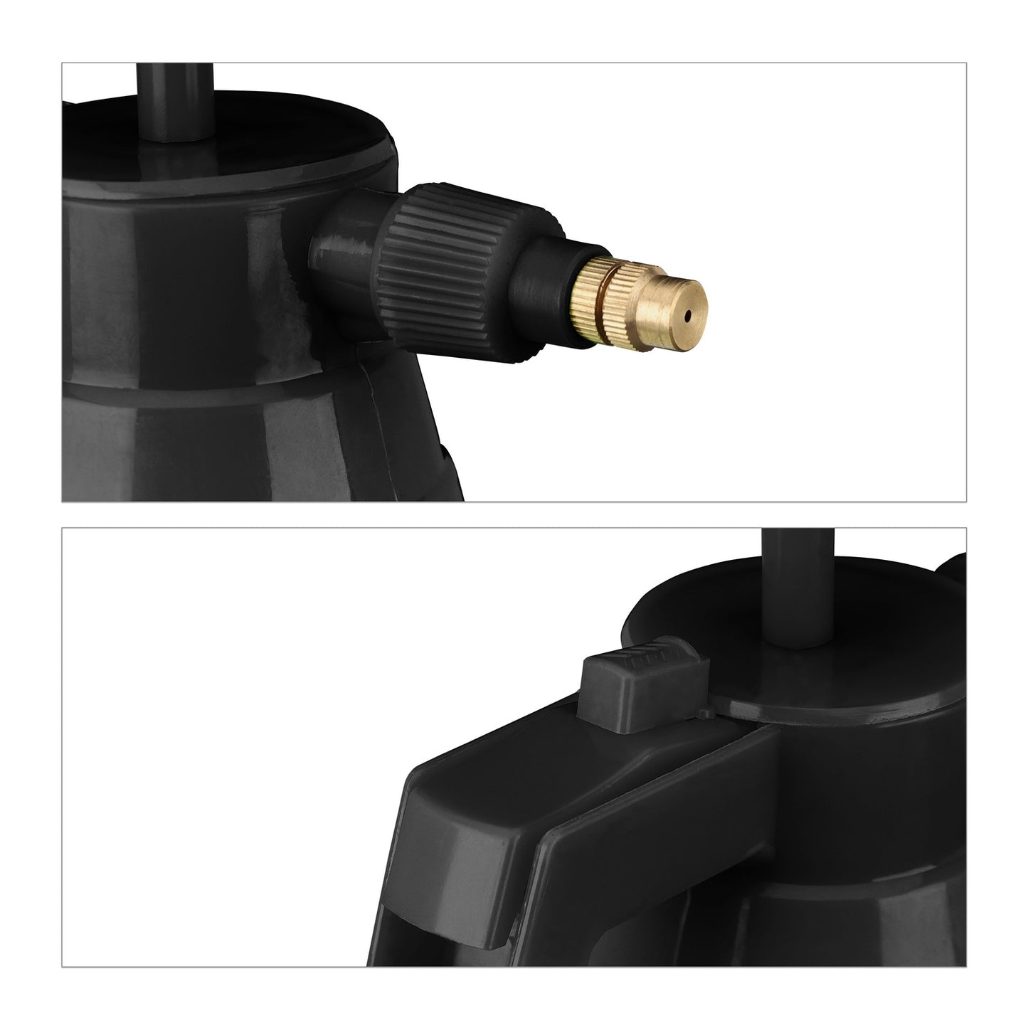 Pressure sprayer 2 liters black