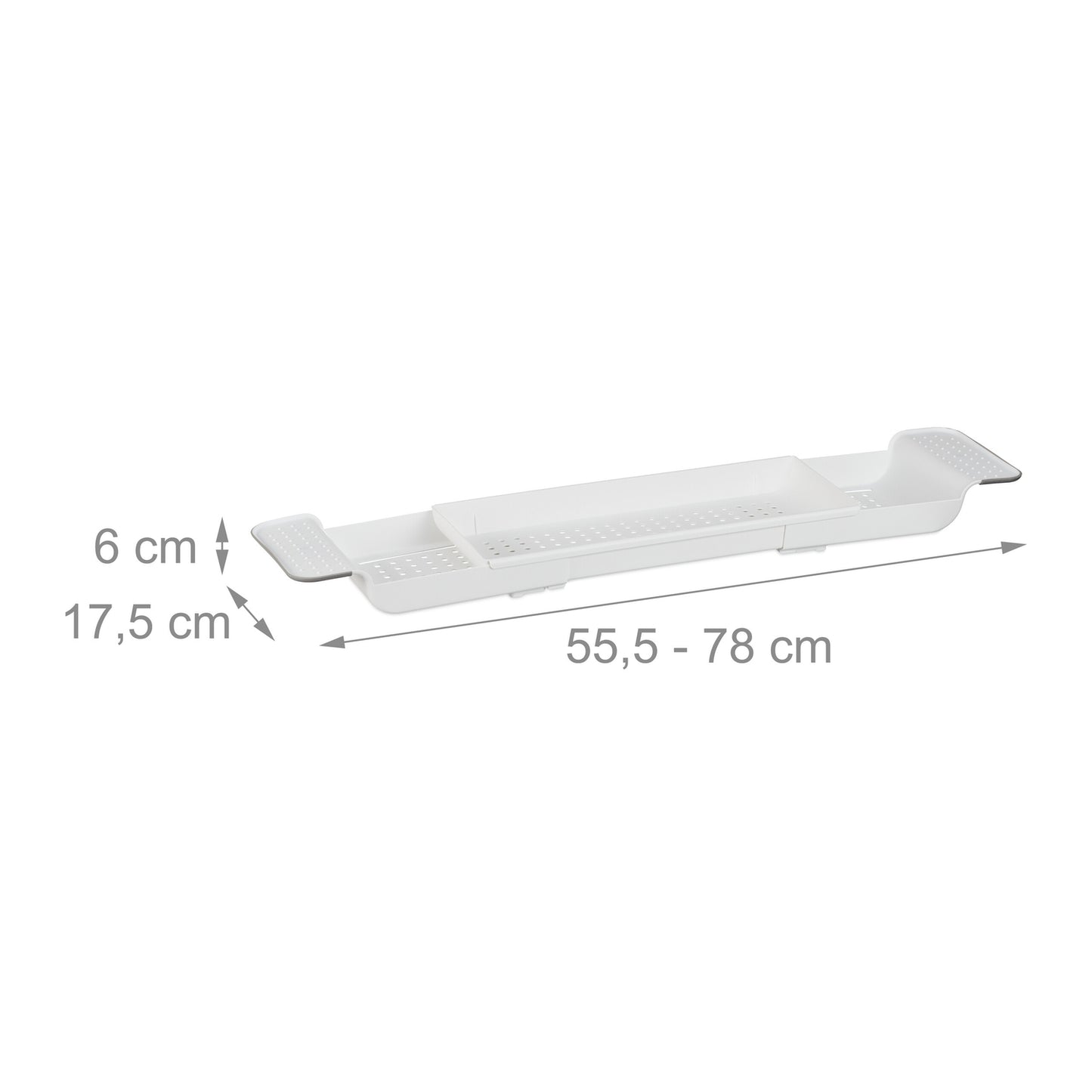 Pull-out shelf for bathtub