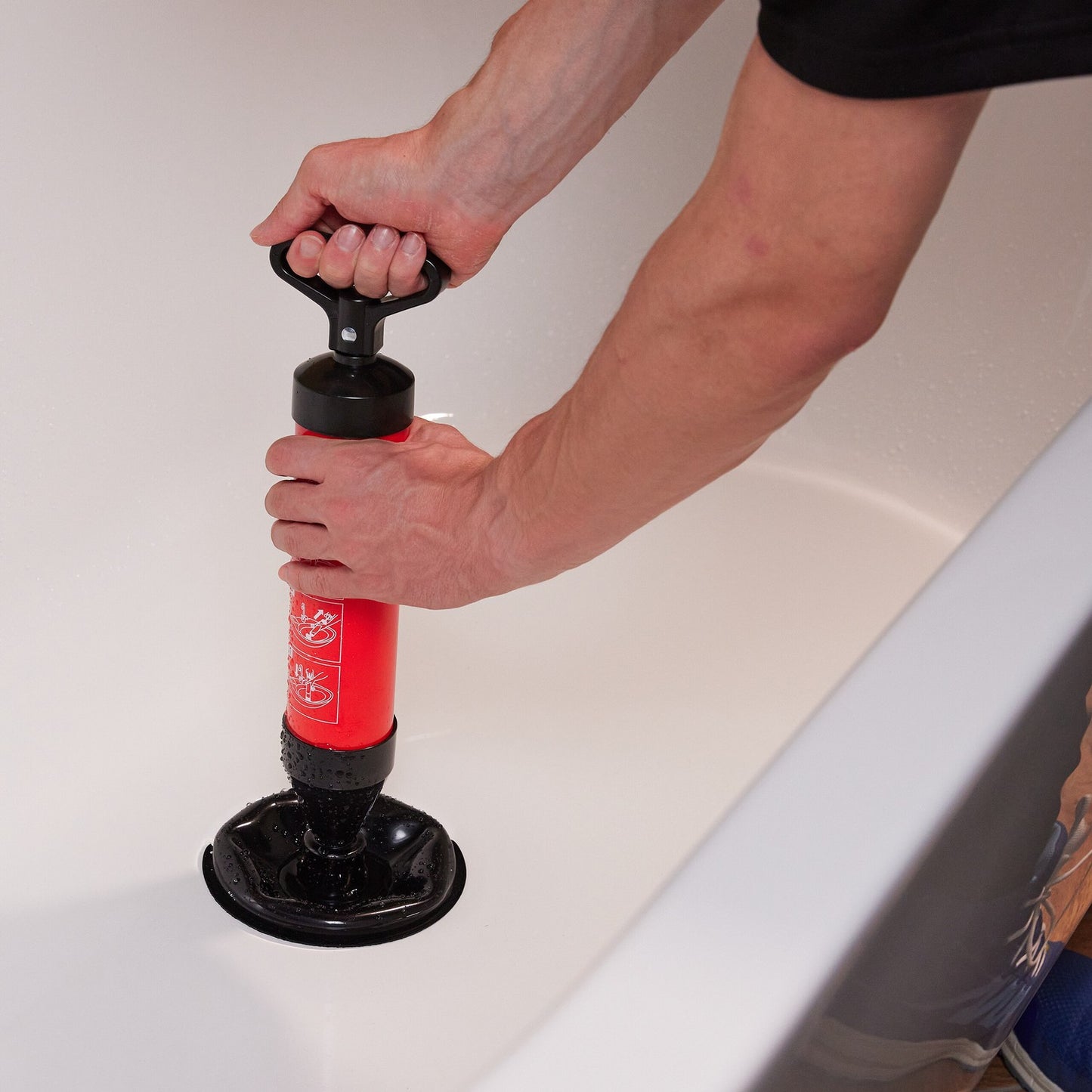 Pump for drain cleaning