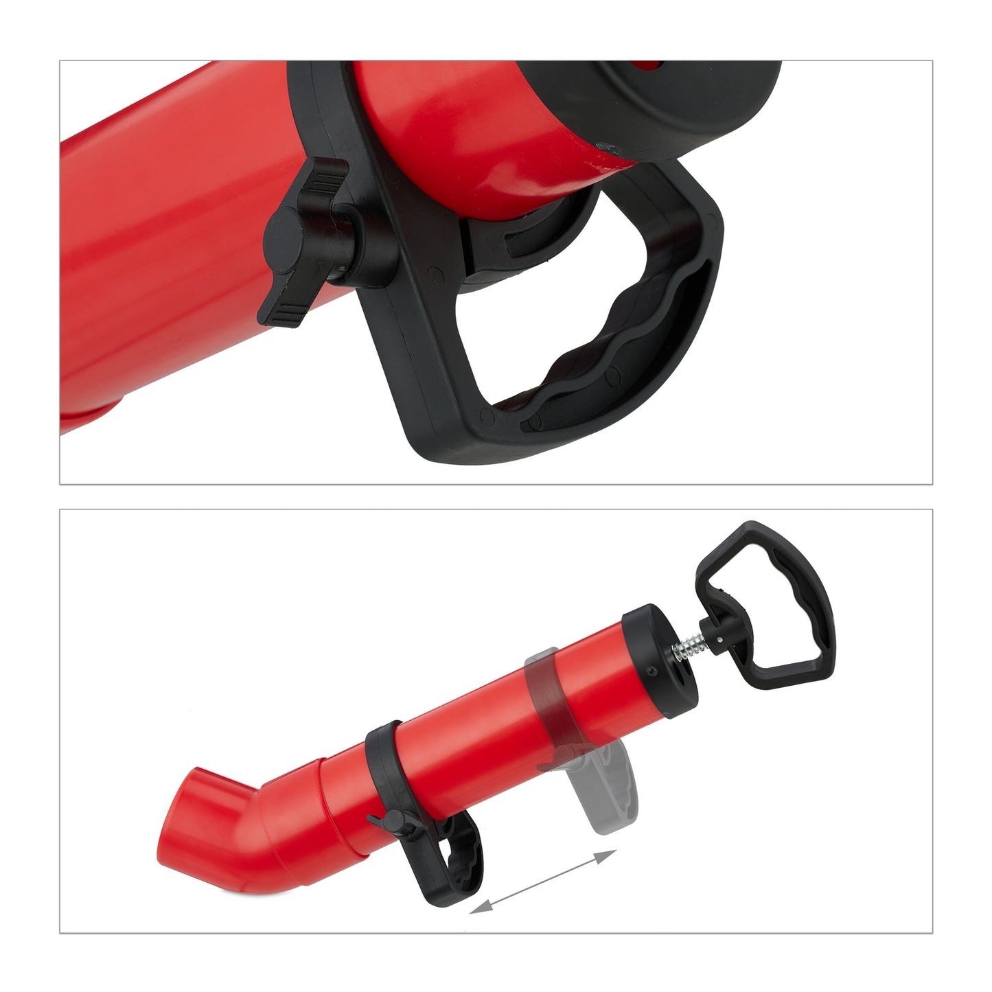 Pump for pipe cleaning 2 accessories