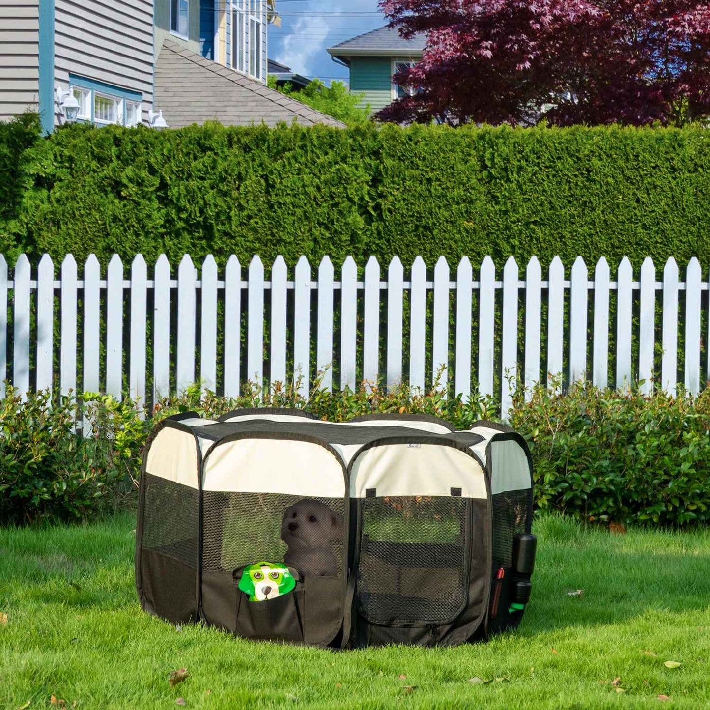 Collapsible Puppy Crate - Waterproof Outdoor Cover
