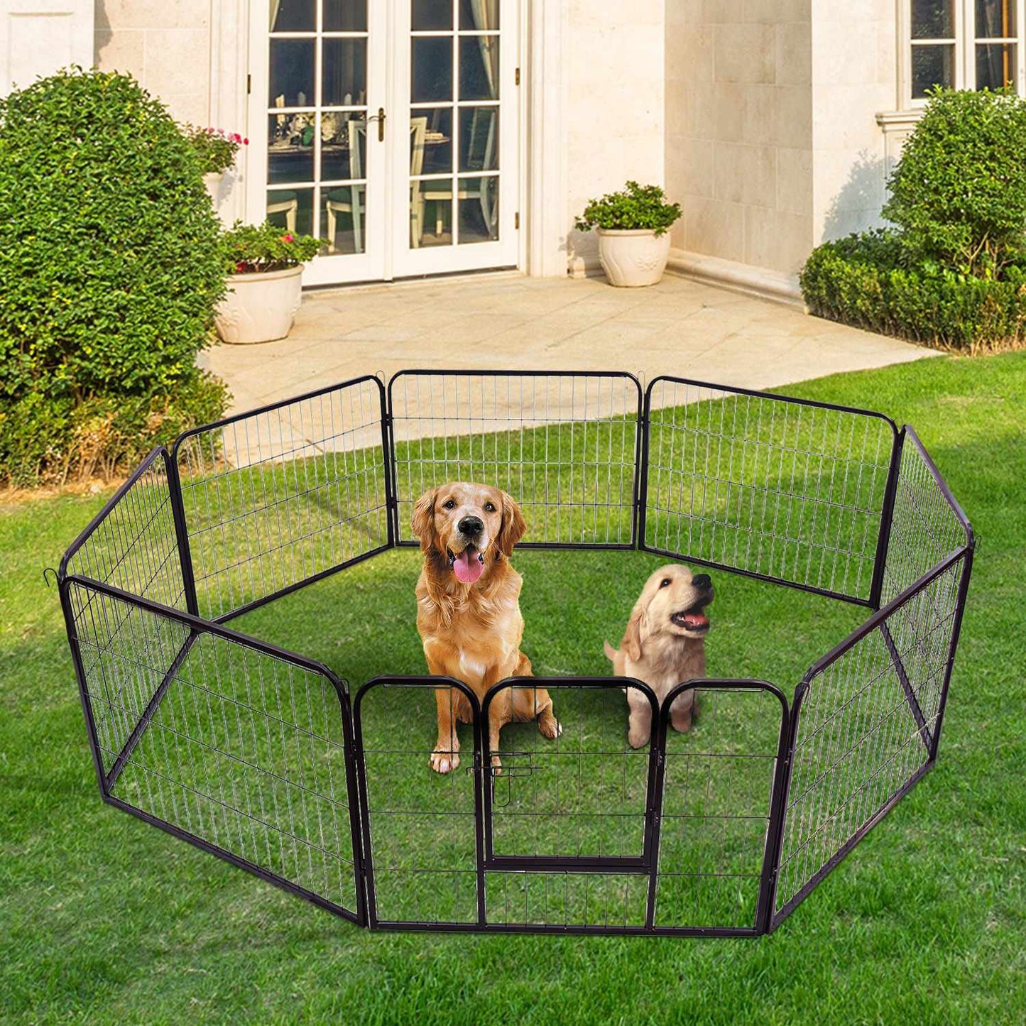 Puppy outdoor playpen Enclosed fence, 60x80 cm
