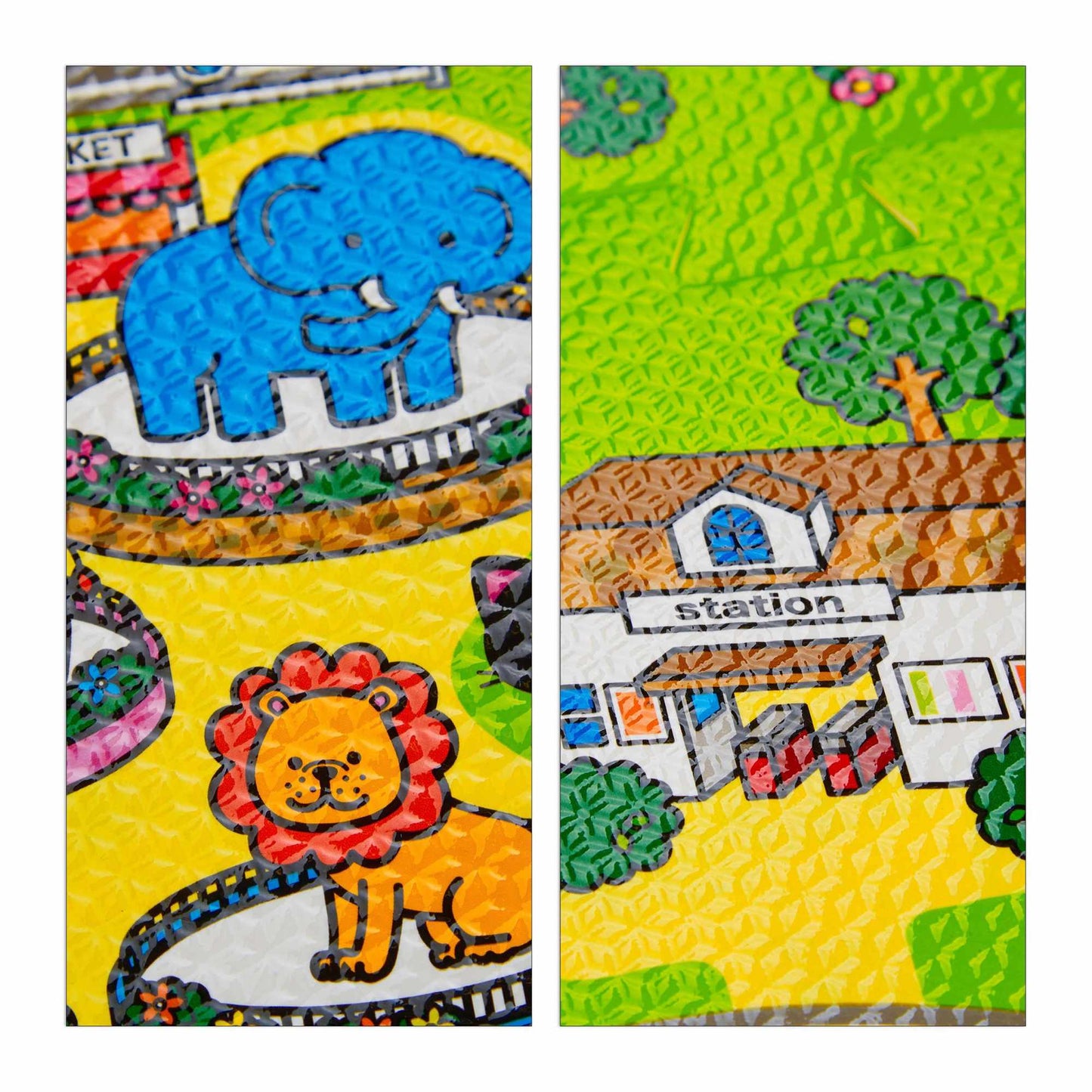 Puzzle Mat Road with Animals