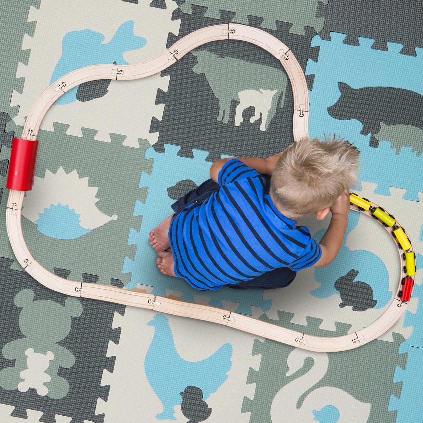 Puzzle mat animals