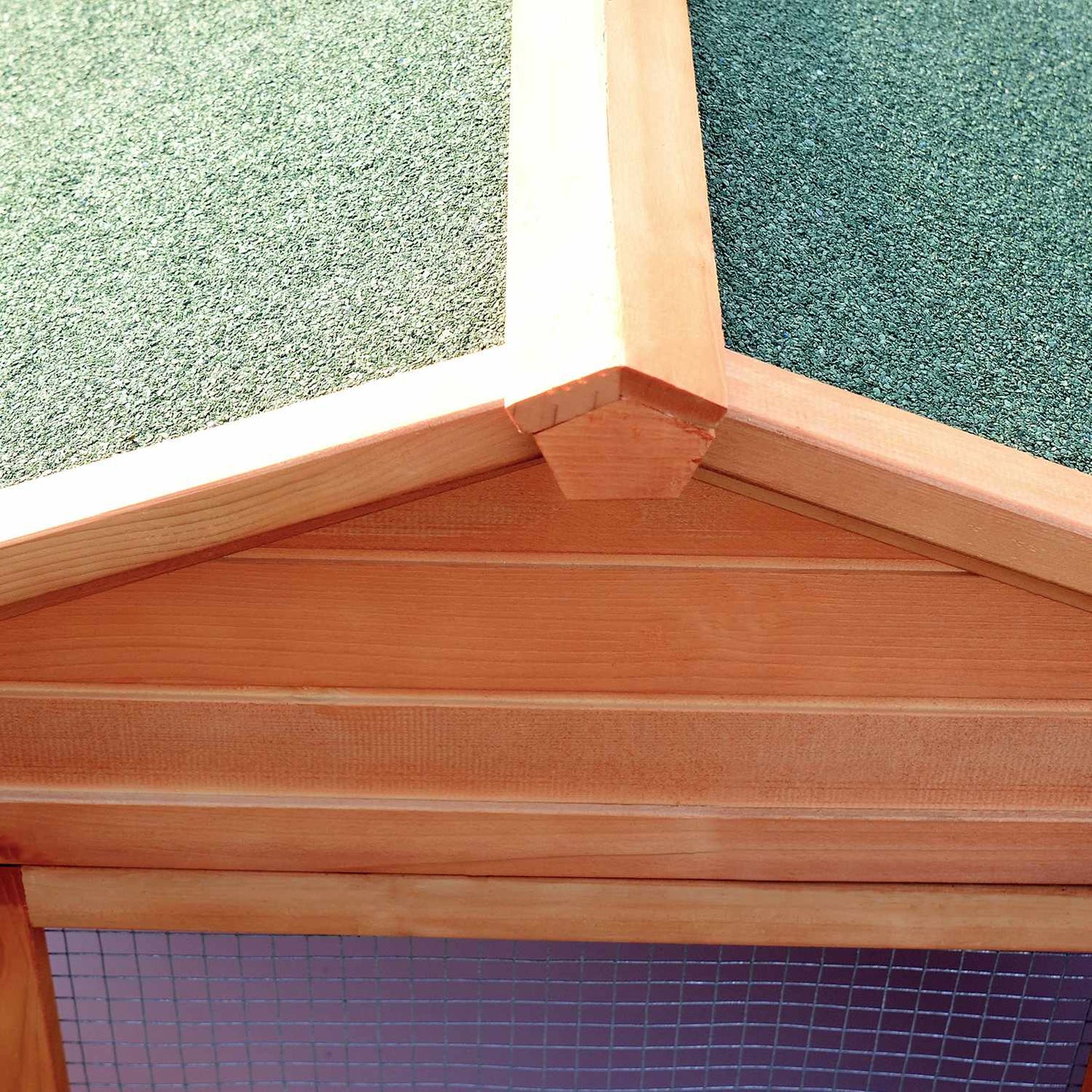 XXL rabbit hutch with outdoor enclosure - 100x68x59 cm