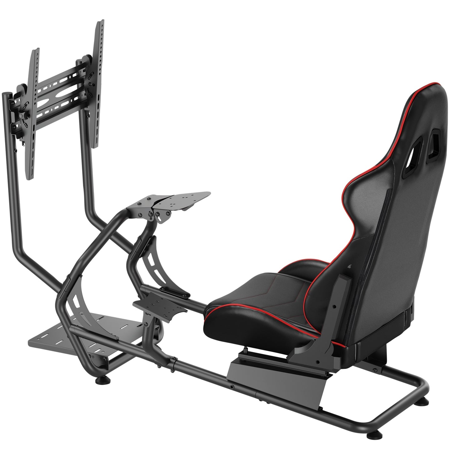 Racing Simulator Cockpit with Monitor Mount 32-50""