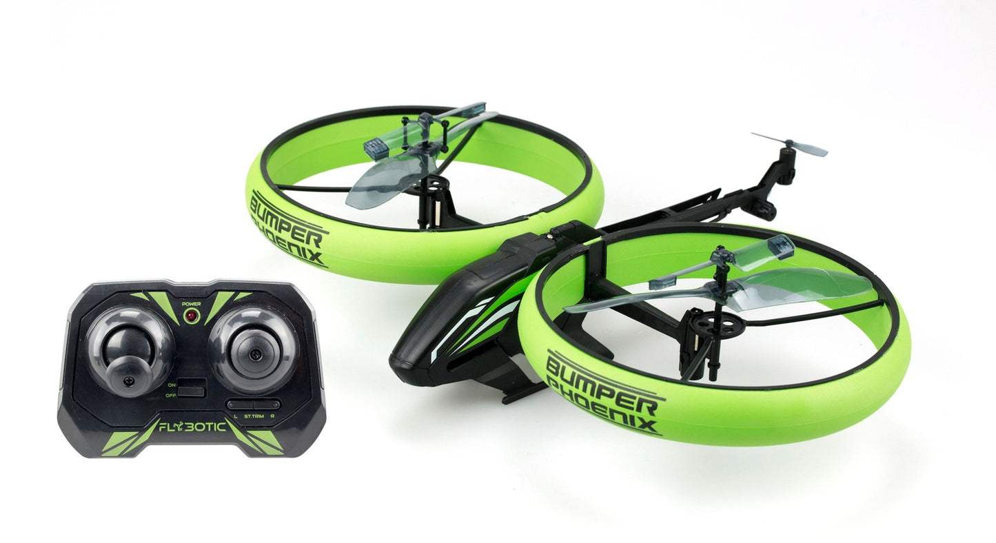 Radio Control Drone with Bumper Protection and Easy Controls