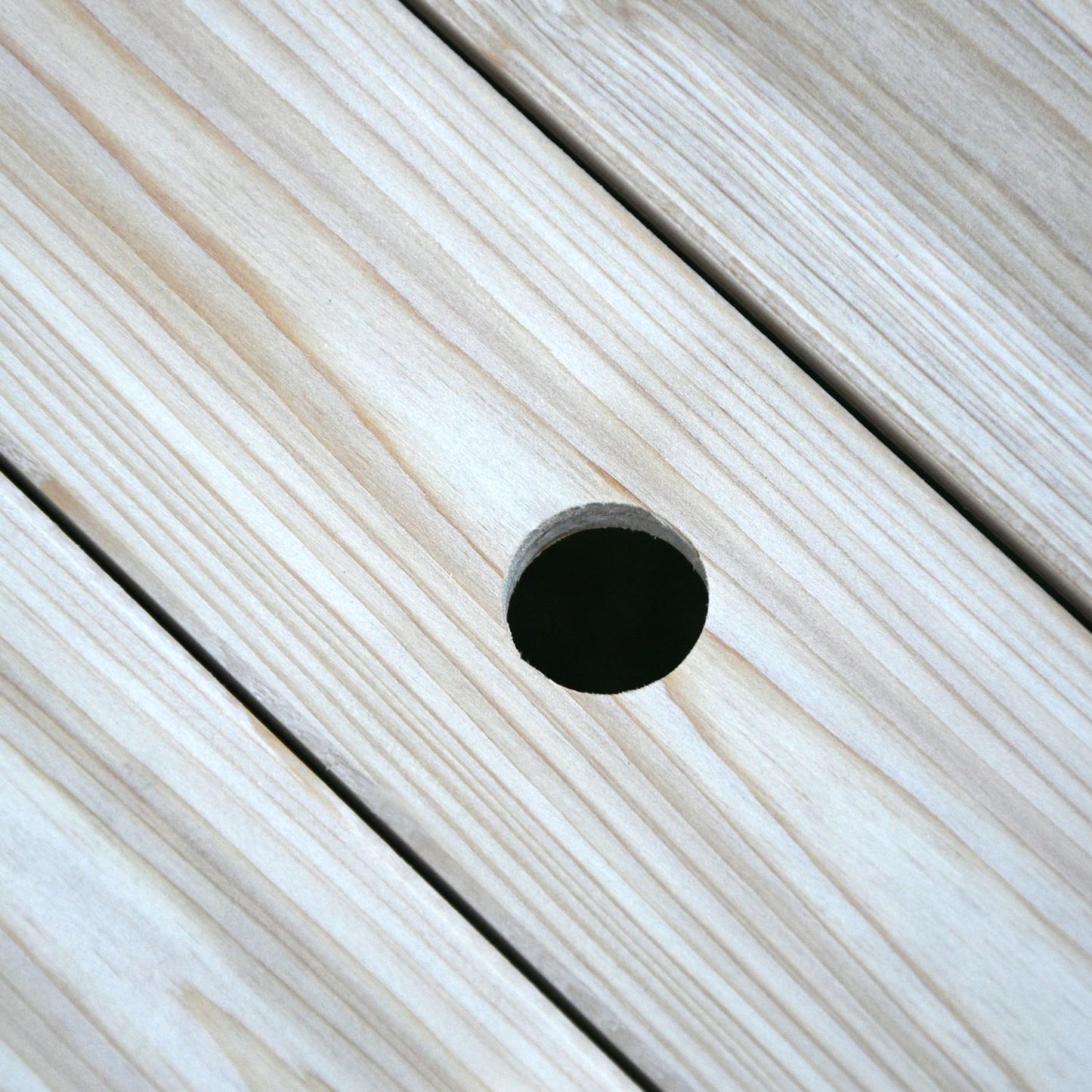 2-tier raised bed pot in wood with drainage, 115x114x76 cm