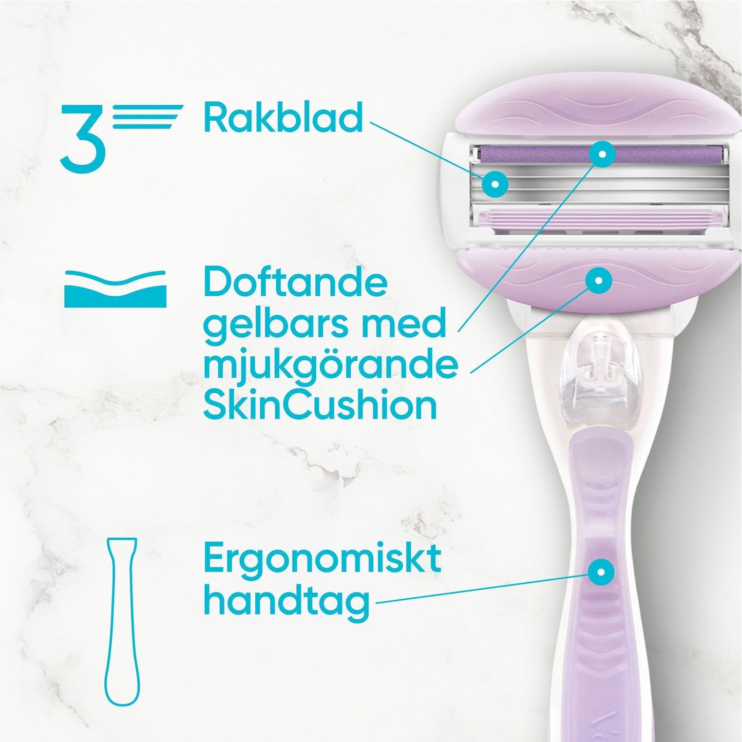 Razor Comfortglide Breeze + 2 razor blades