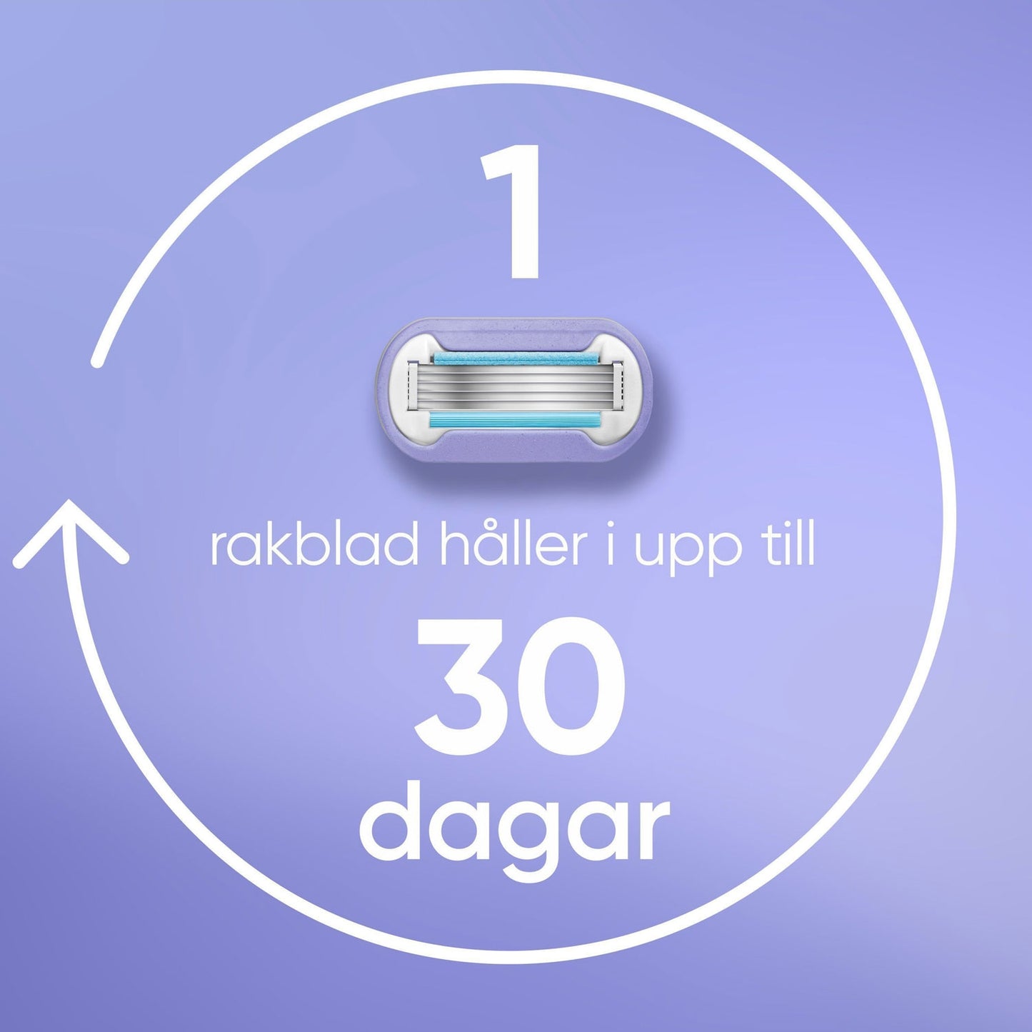 Razor Extra Smooth Swirl + 1 razor blade