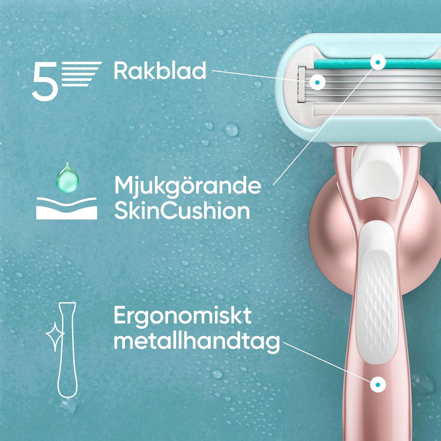 Razor Pro Smooth Sensitive + 1 razor blade