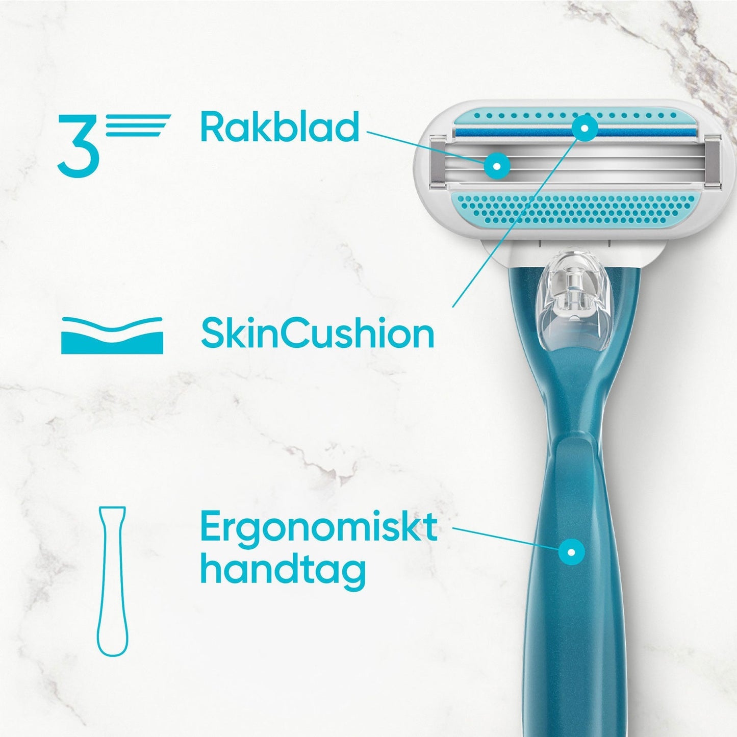 Razor blades Smooth 8pcs