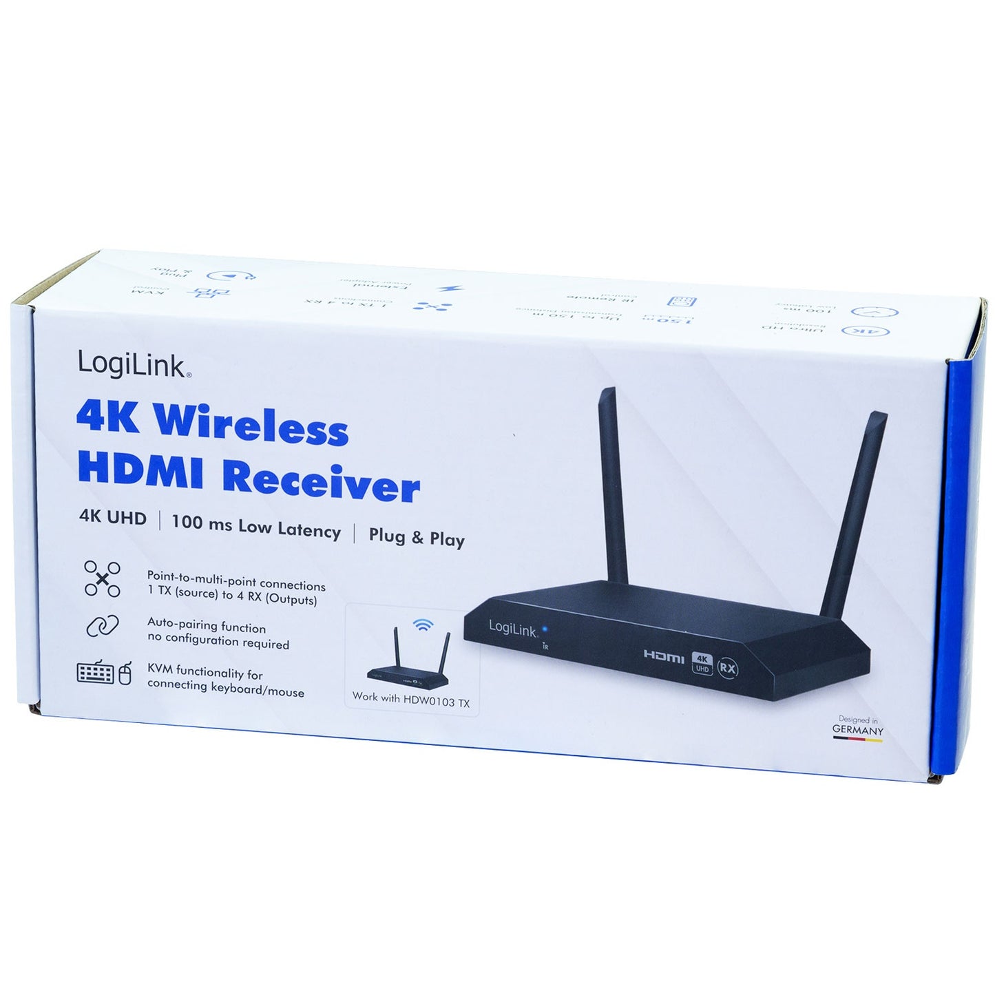 Receiver unit for HDW0103 Wireless HDMI 4K@60Hz