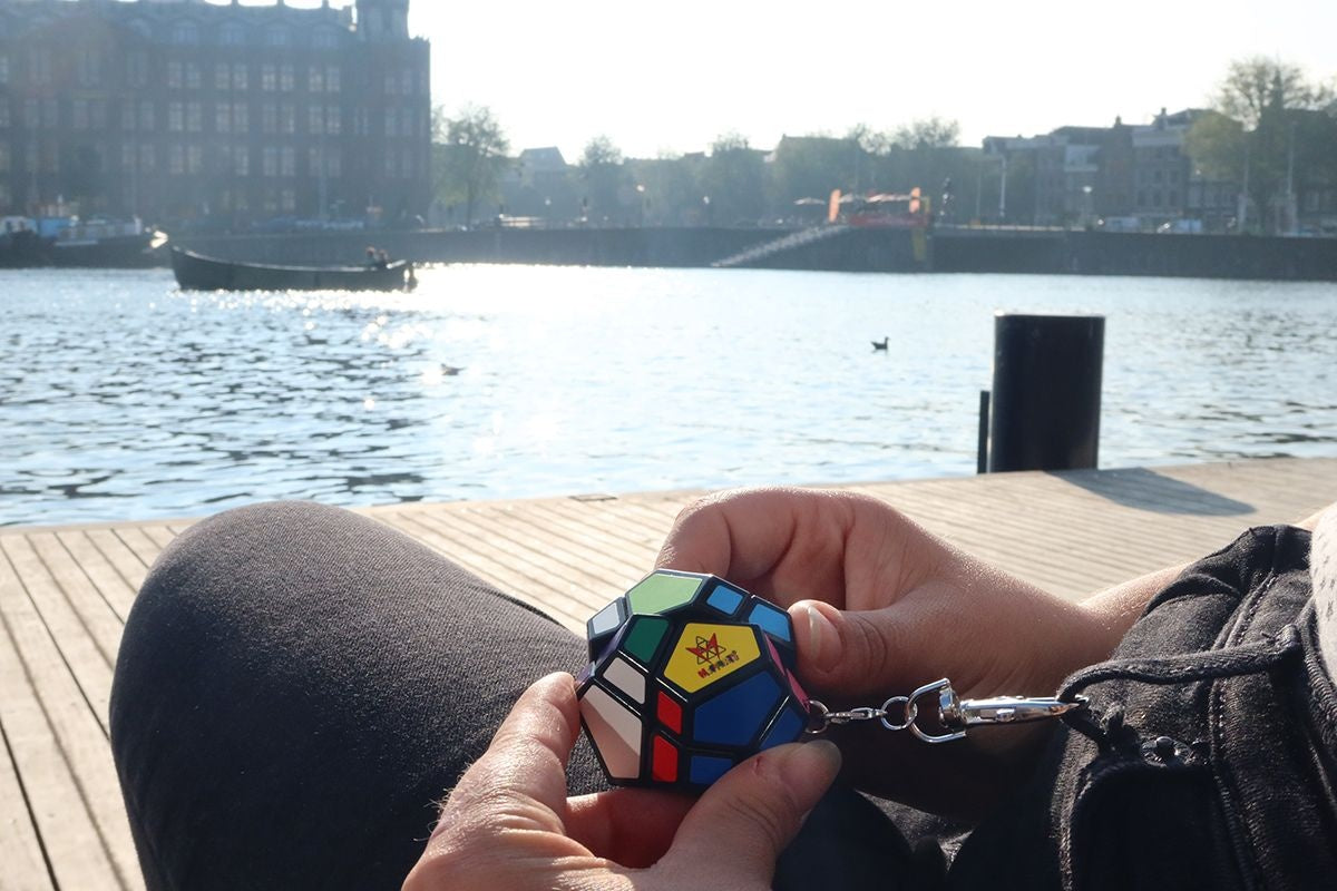 Recent Toys Brainteaser Mini Skewb, Keychain