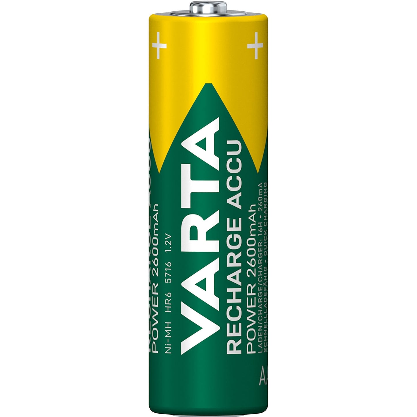 Rechargeable battery AA 2600 mAh 4-pack