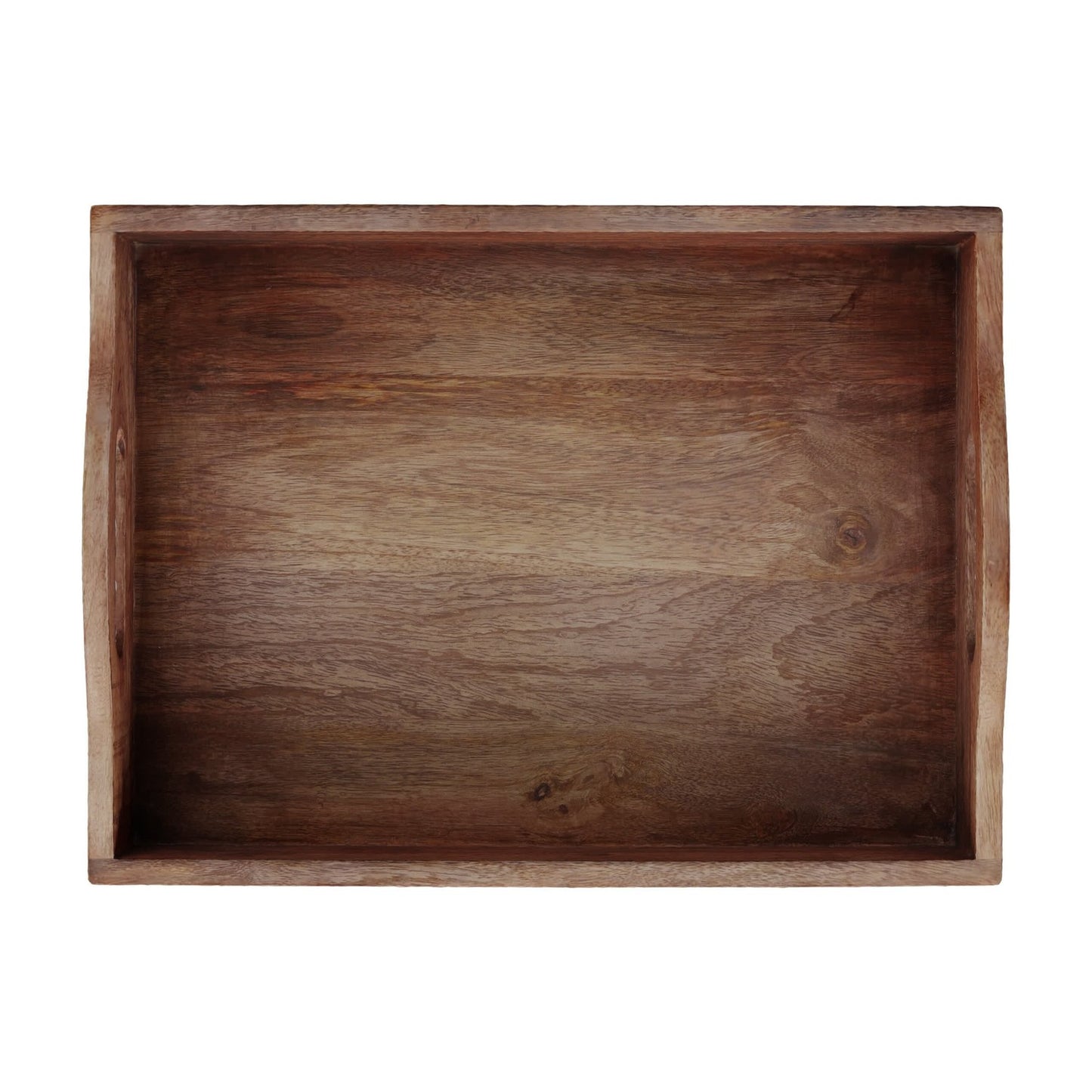 Rectangular tray in mango wood