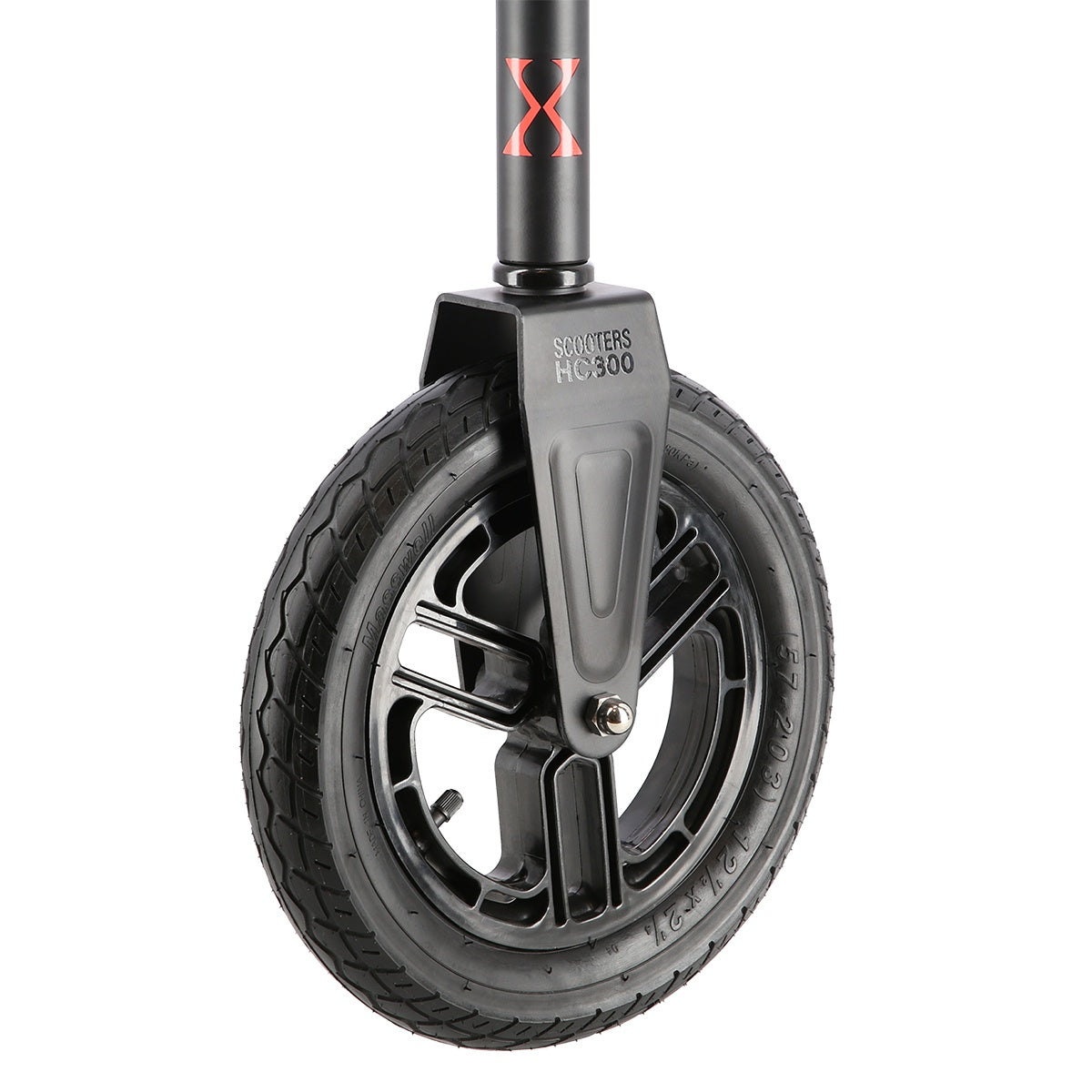 Red Kick Scooter, Adjustable Height, Foldable Design