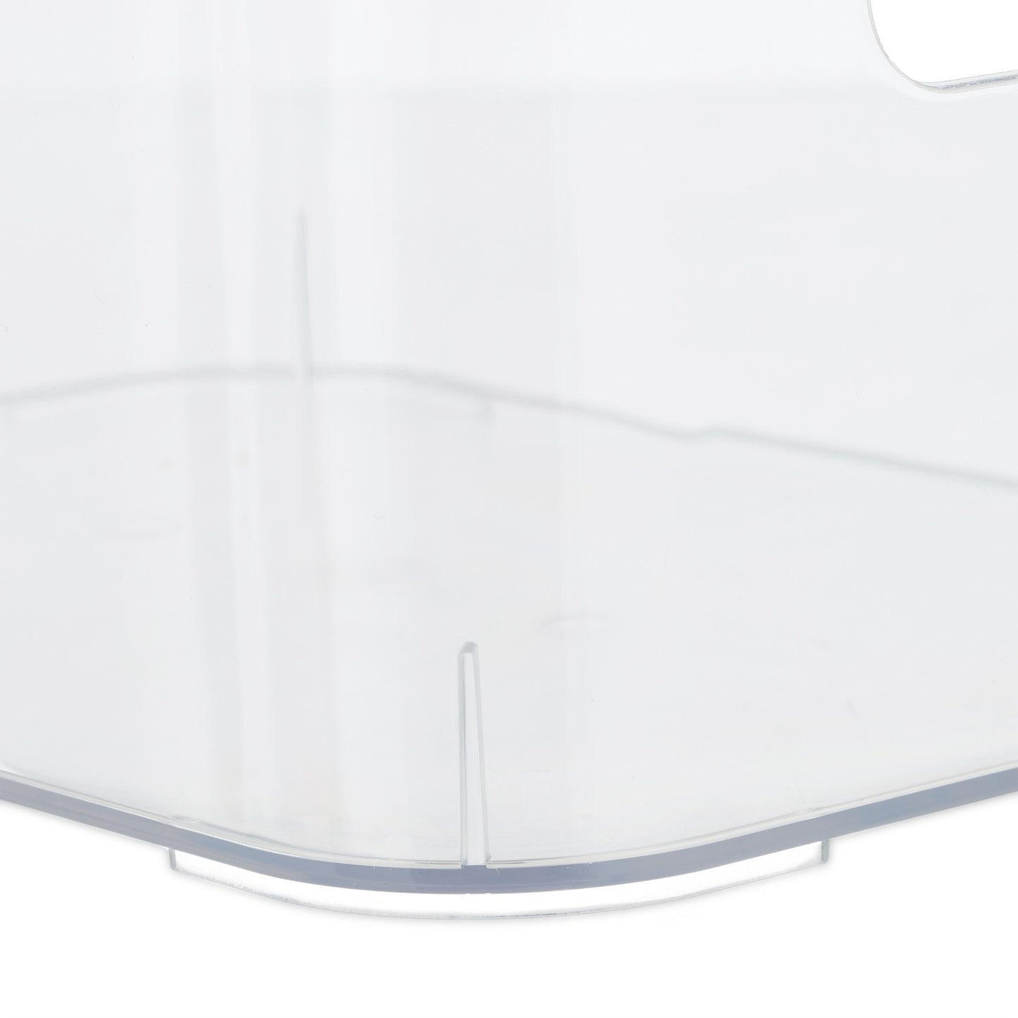 Refrigerator storage with handle