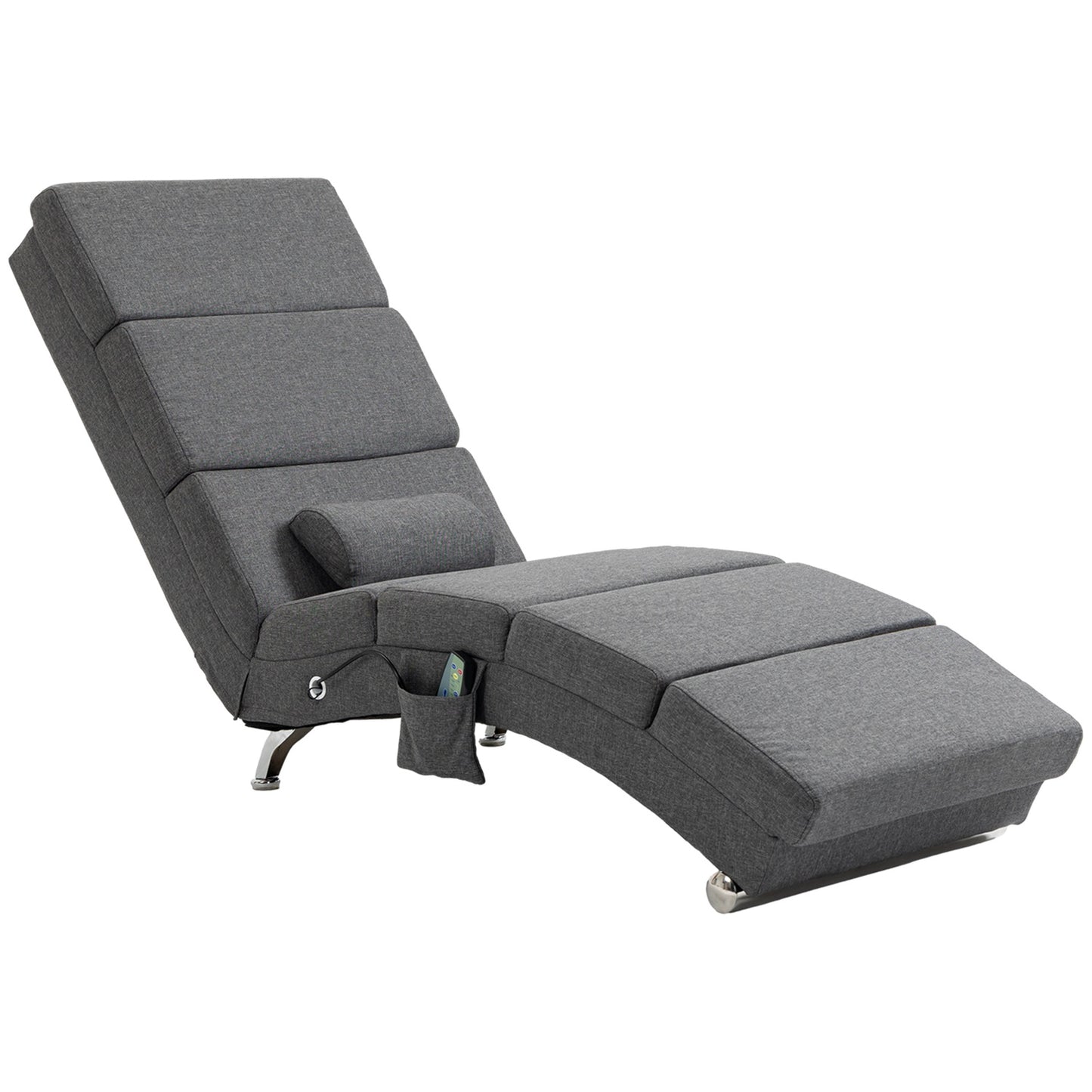 Electric massage chair, foldable with remote control